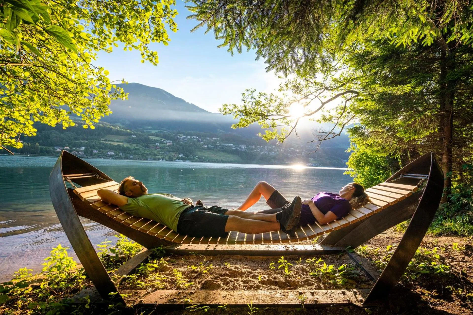 Natural landscape in Pension Linder