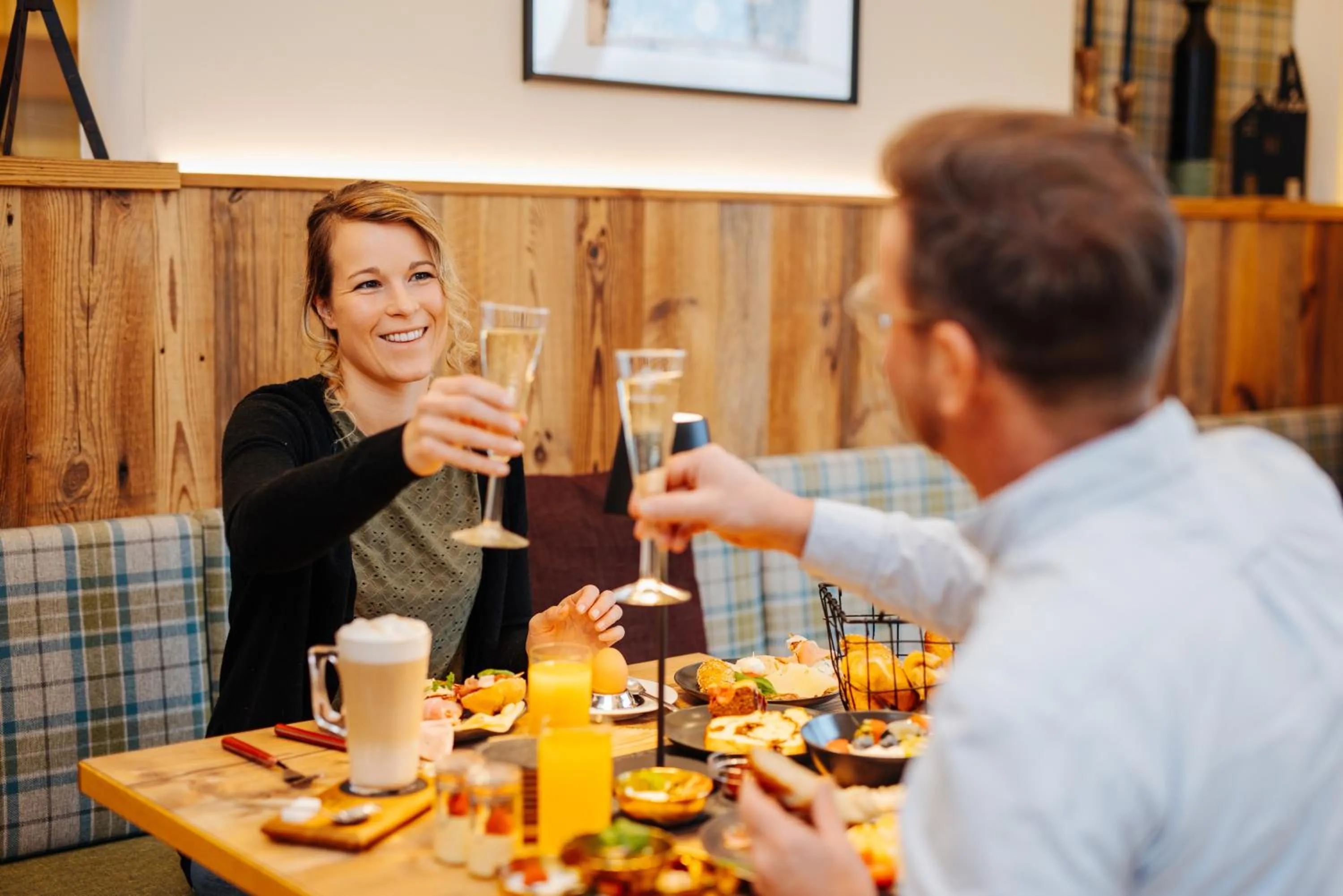 Buffet breakfast in Pension Linder