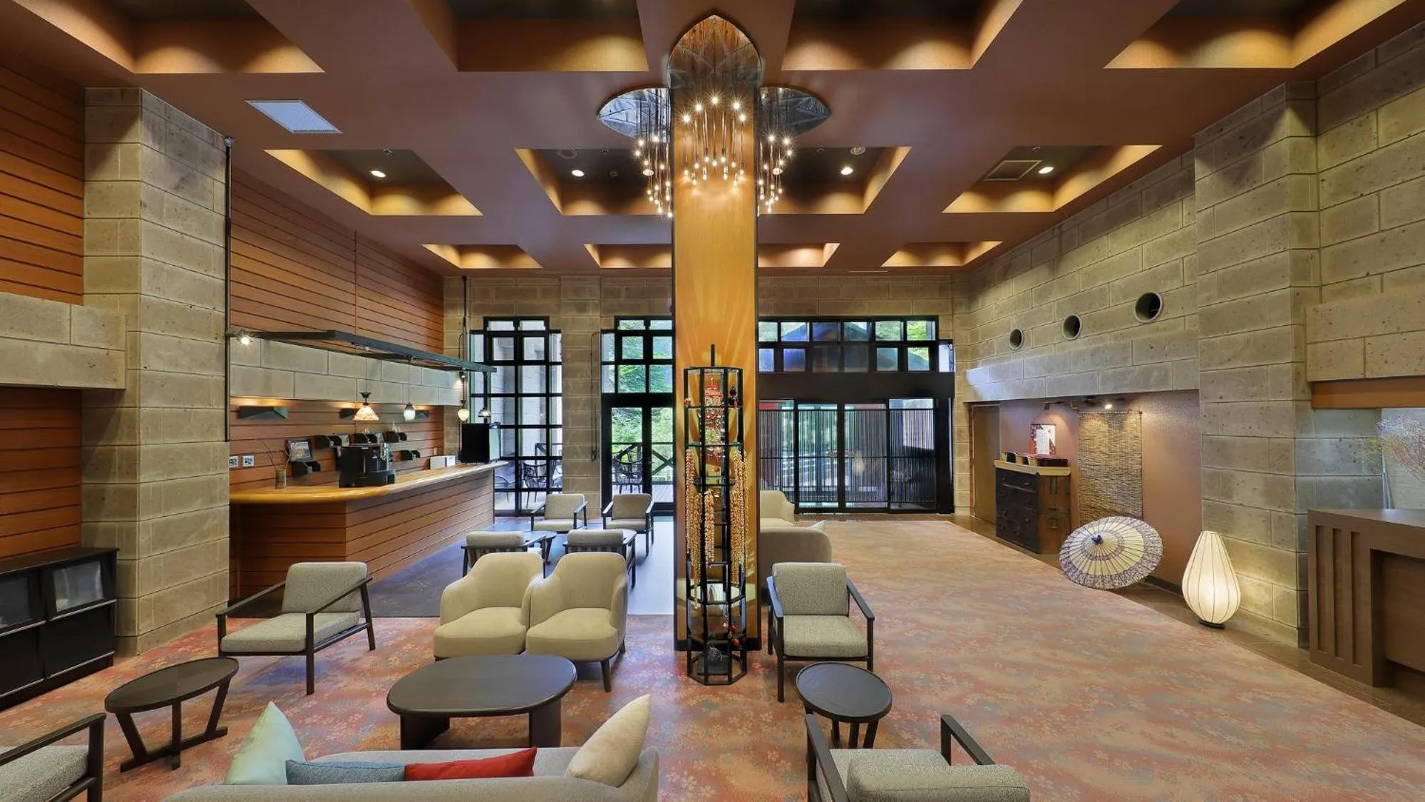 Lobby or reception in Tsuganoki