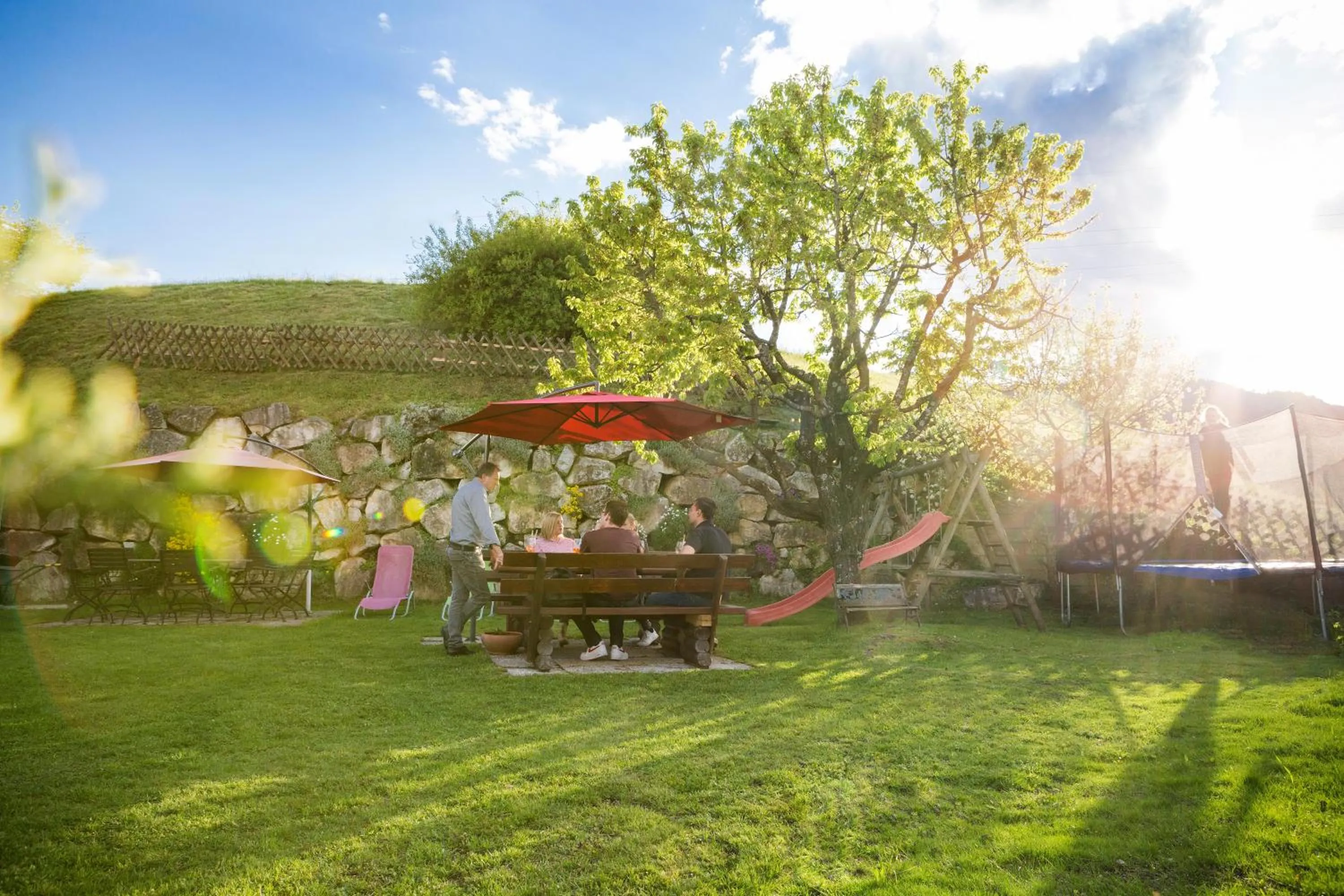 Garden in Hotel Garni Sohler