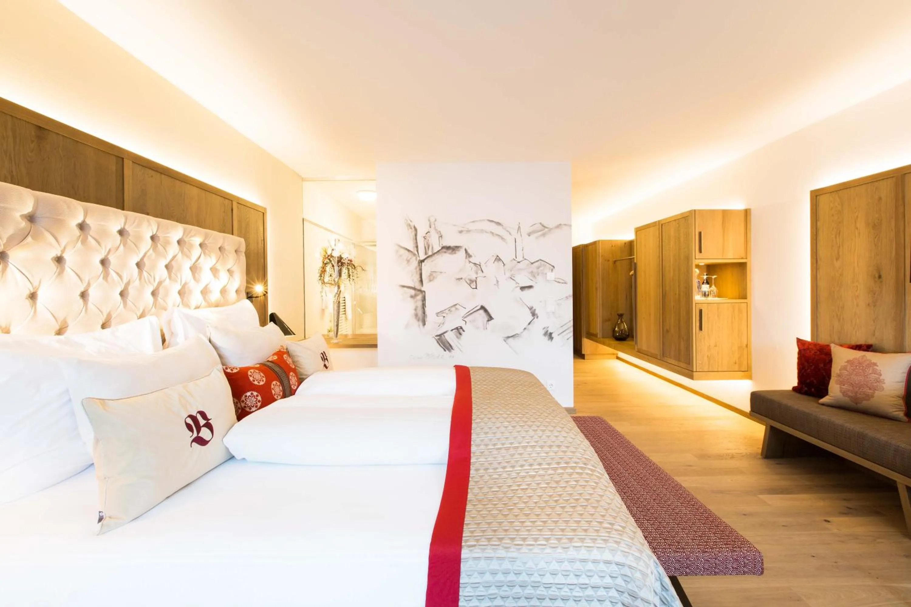 Photo of the whole room, Bed in Sport-Wellnesshotel Bichlhof