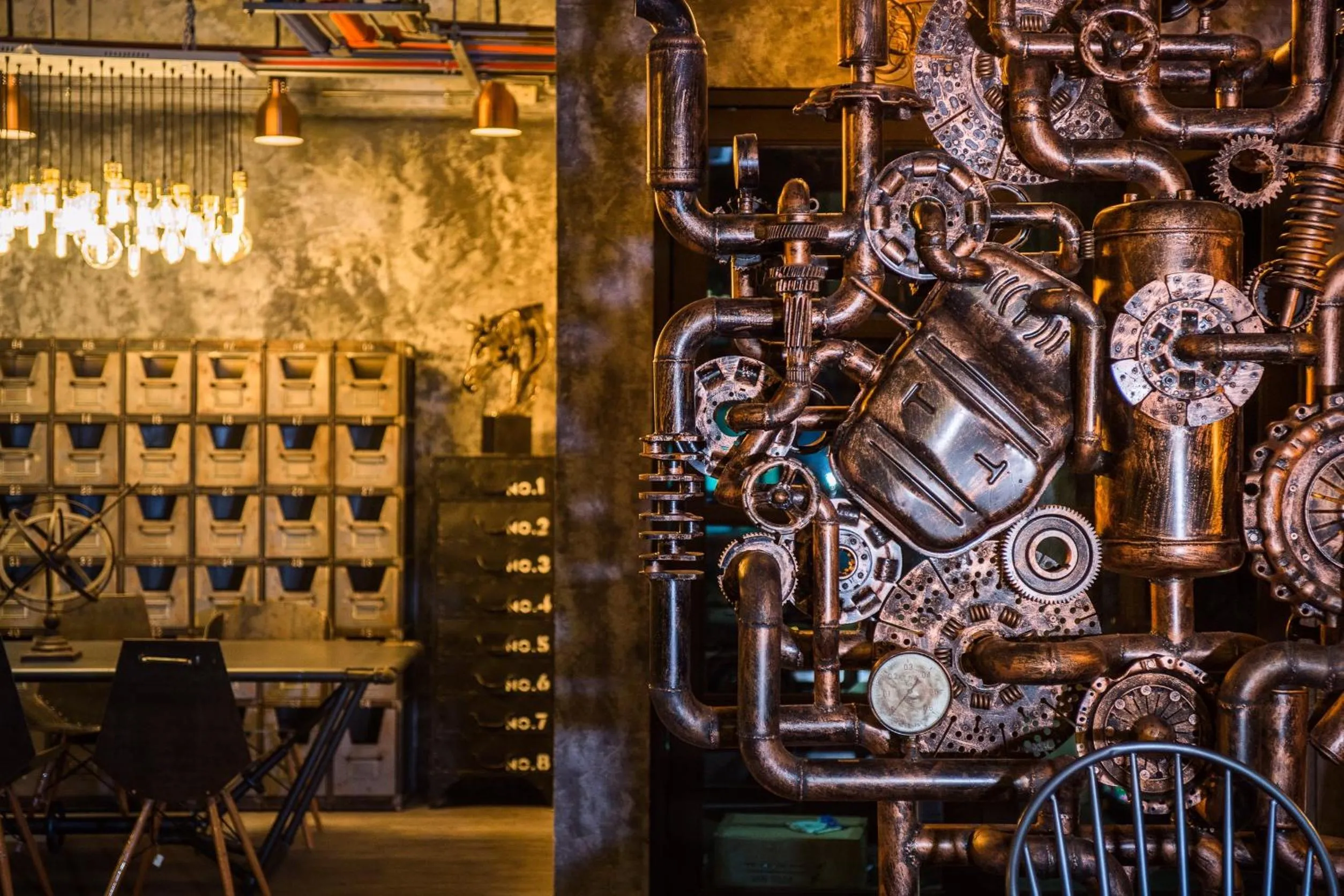 Decorative detail in Nonze Hostel
