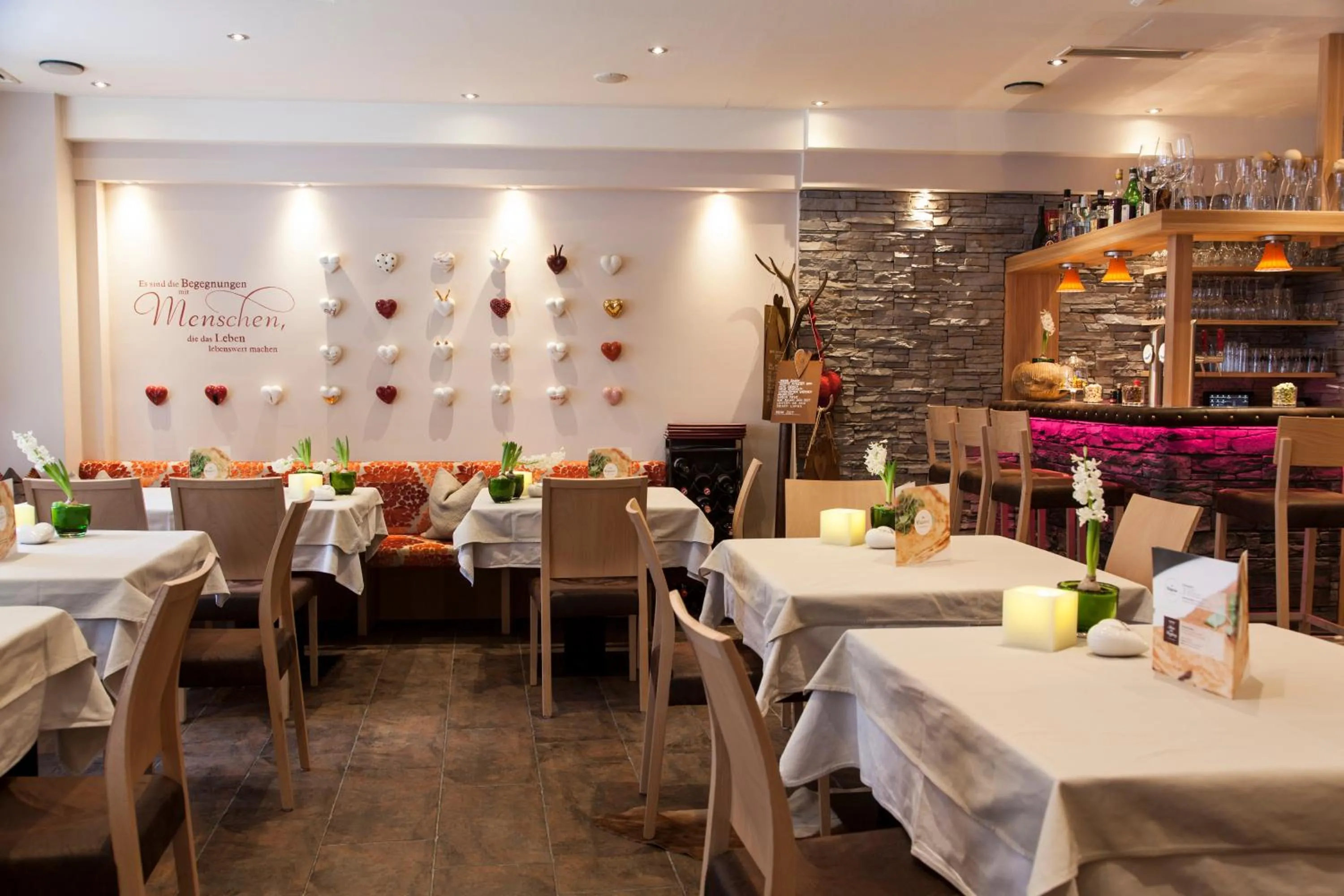 Restaurant/places to eat in AmDorfplatzSuites B&B- Adultsfriendly