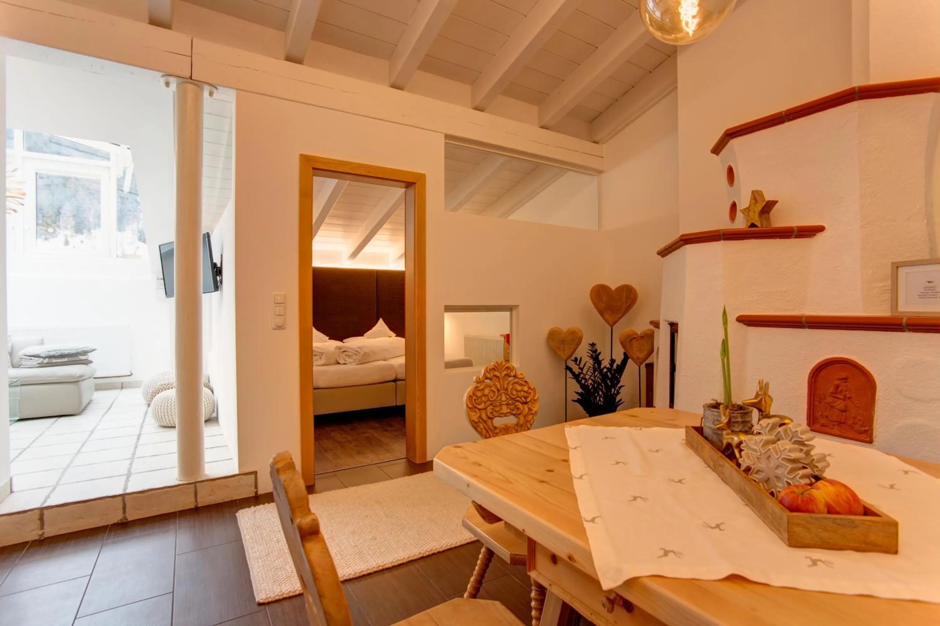 Bed in AmDorfplatzSuites B&B- Adultsfriendly