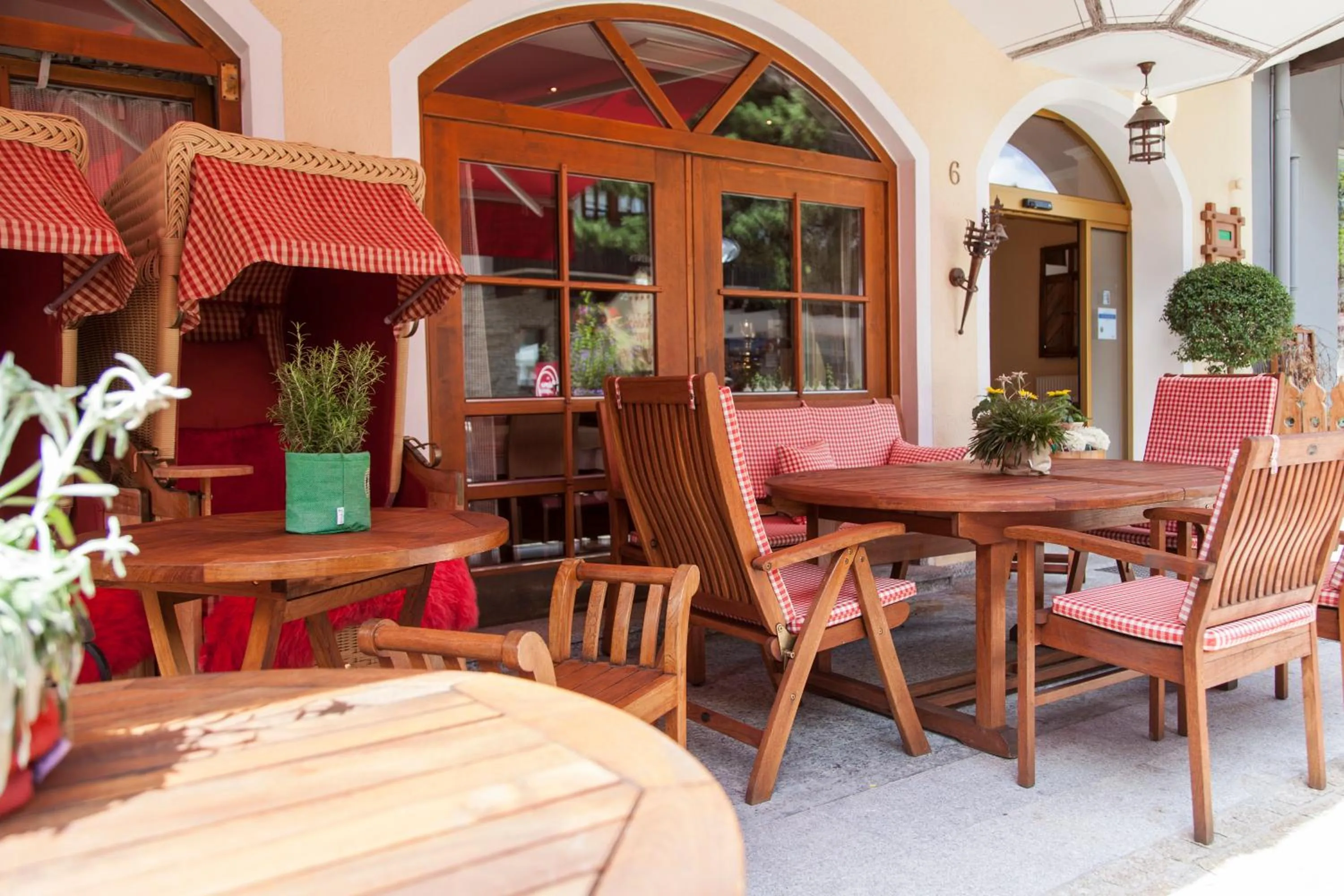 Balcony/Terrace in AmDorfplatzSuites B&B- Adultsfriendly