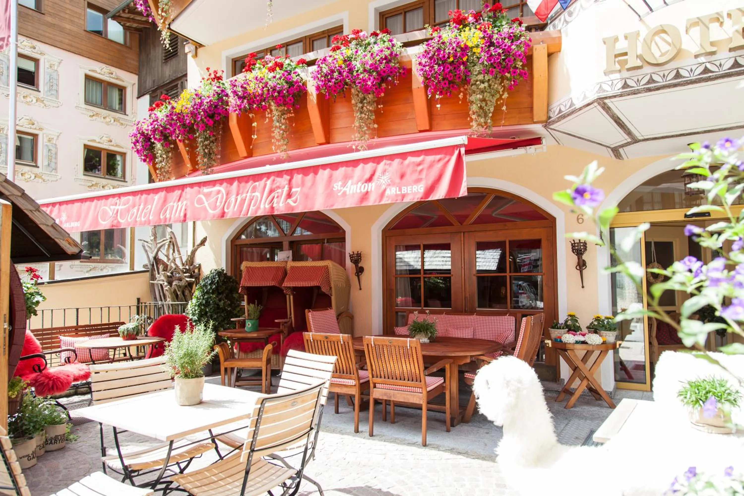 Balcony/Terrace in AmDorfplatzSuites B&B- Adultsfriendly