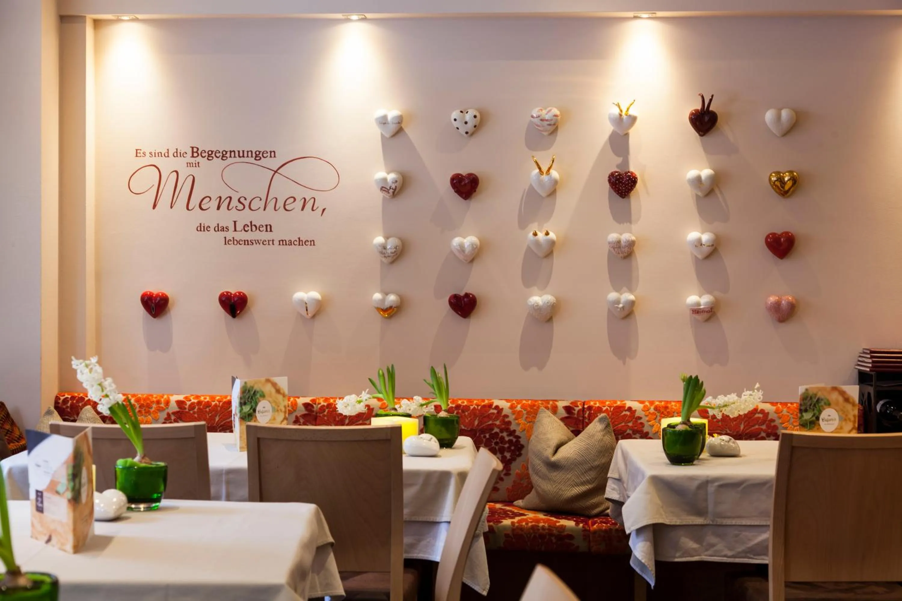 Restaurant/places to eat in AmDorfplatzSuites B&B- Adultsfriendly