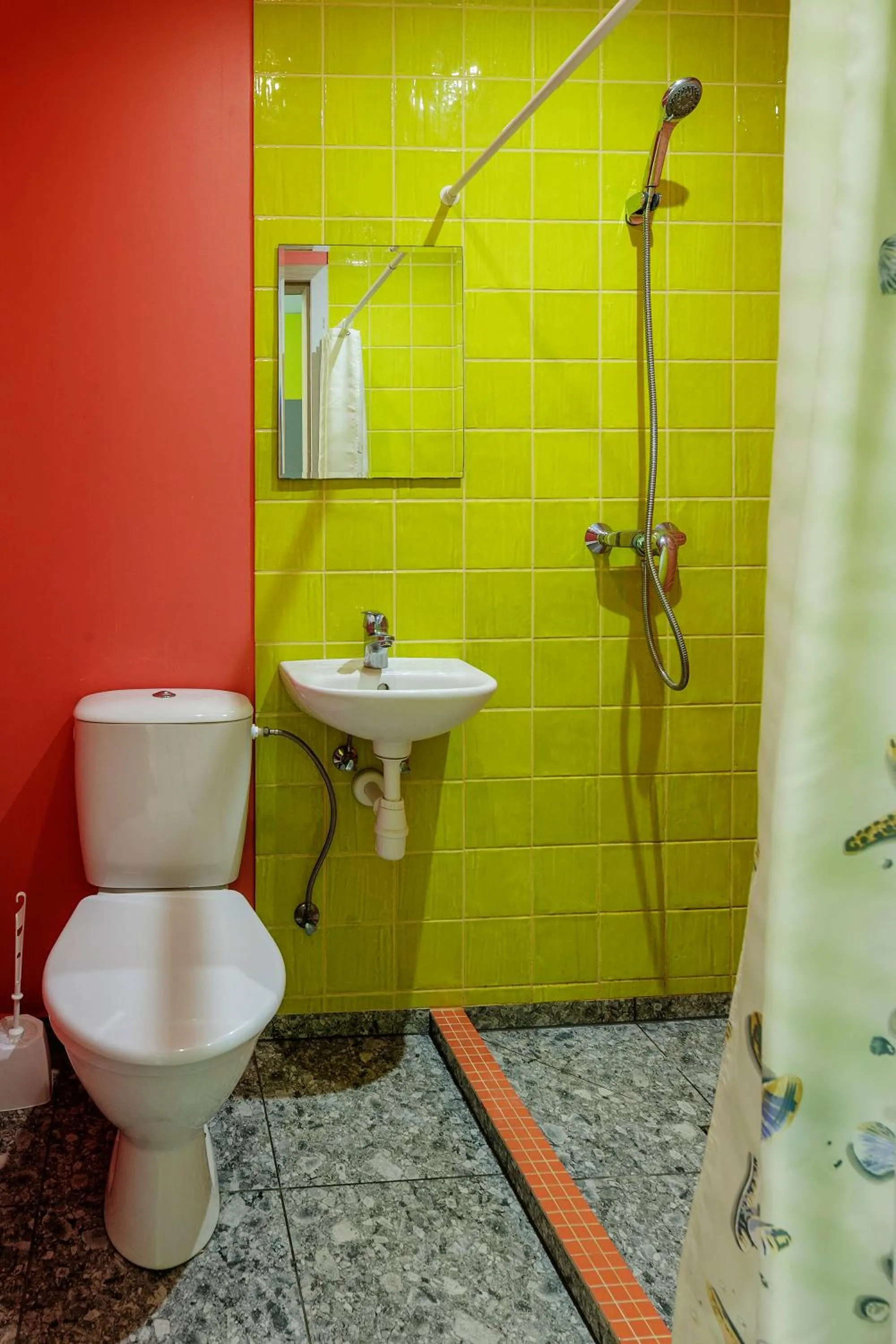 Toilet in Bridge Hotel Riga