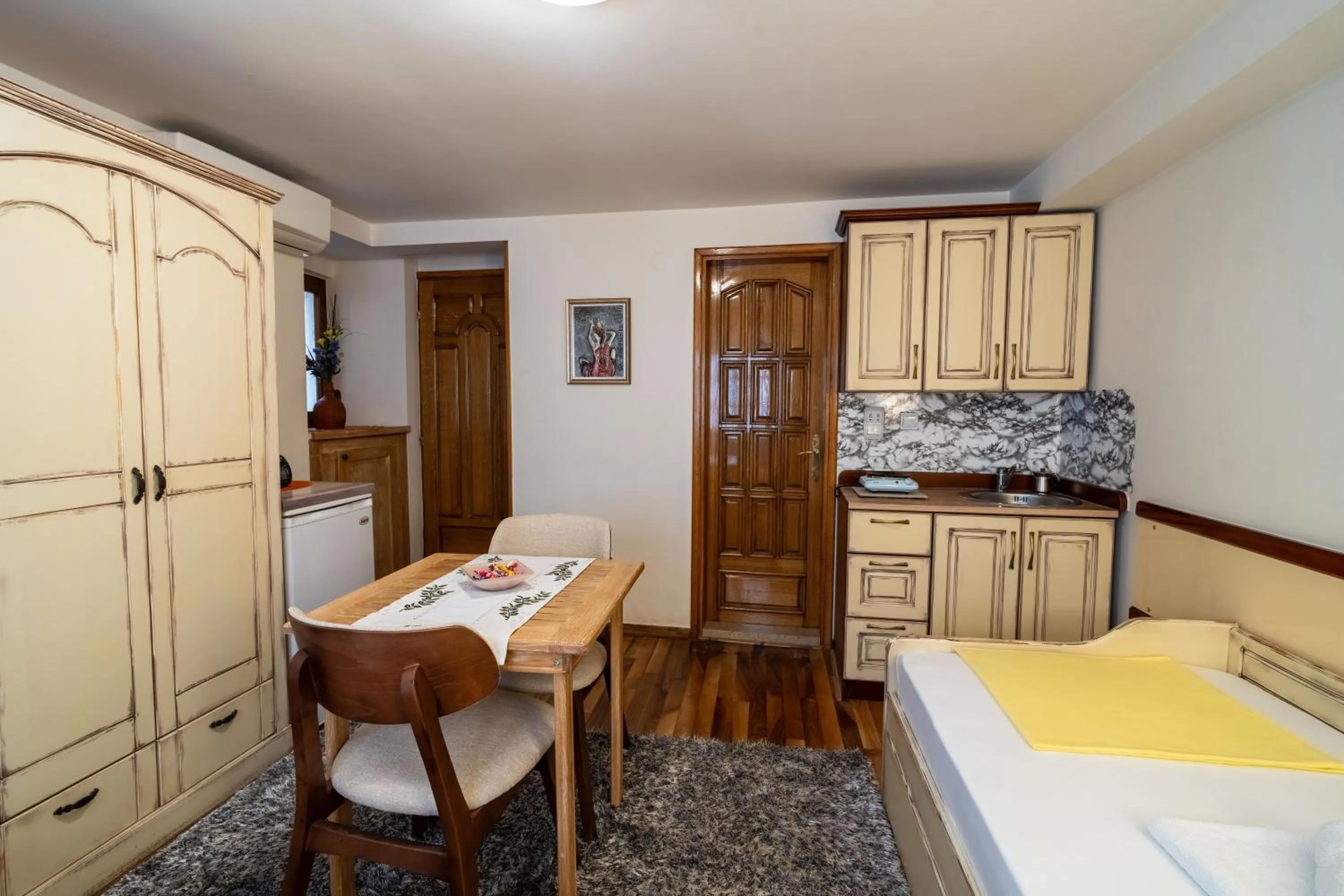 Bed in Studios Belvi