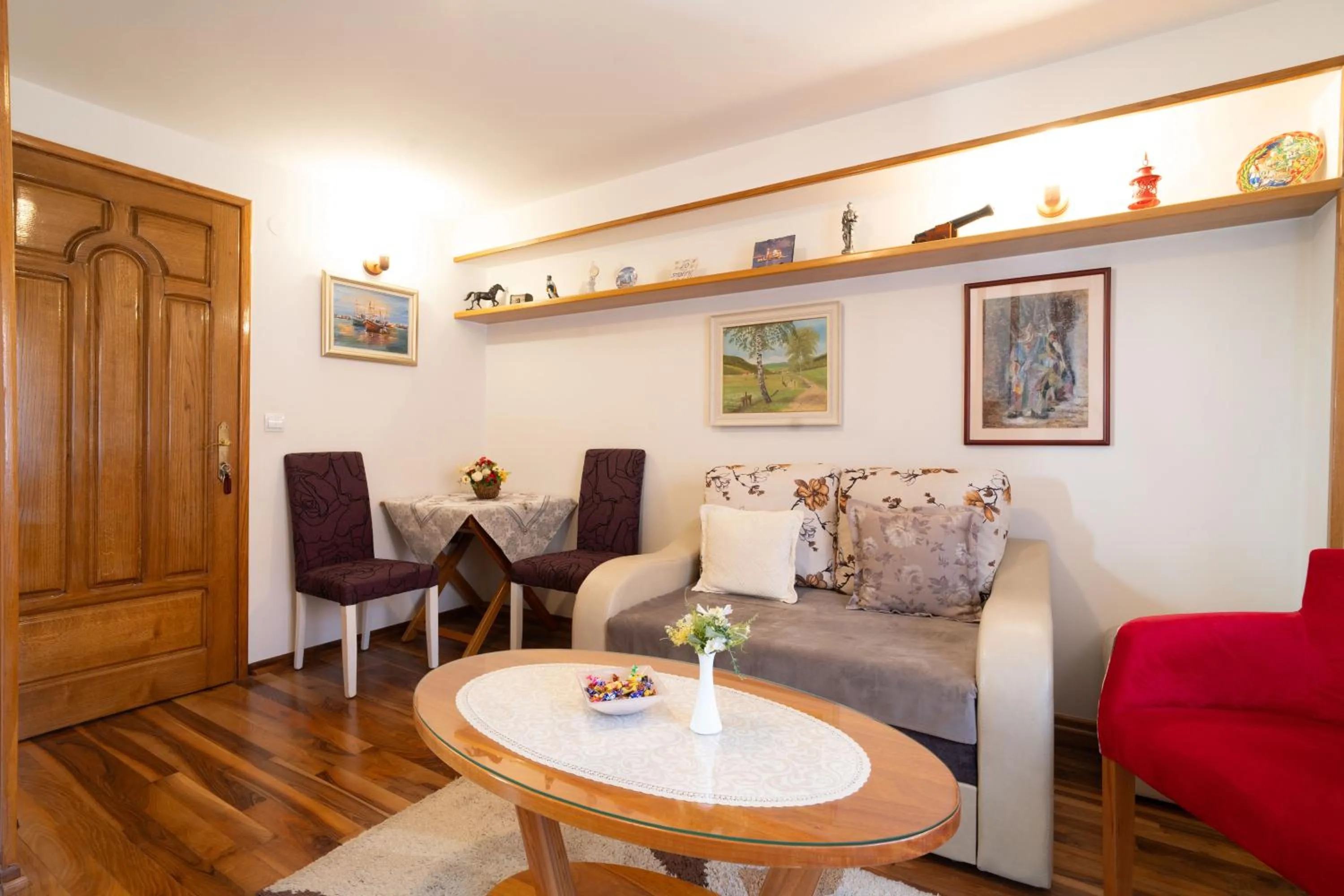 Living room in Studios Belvi