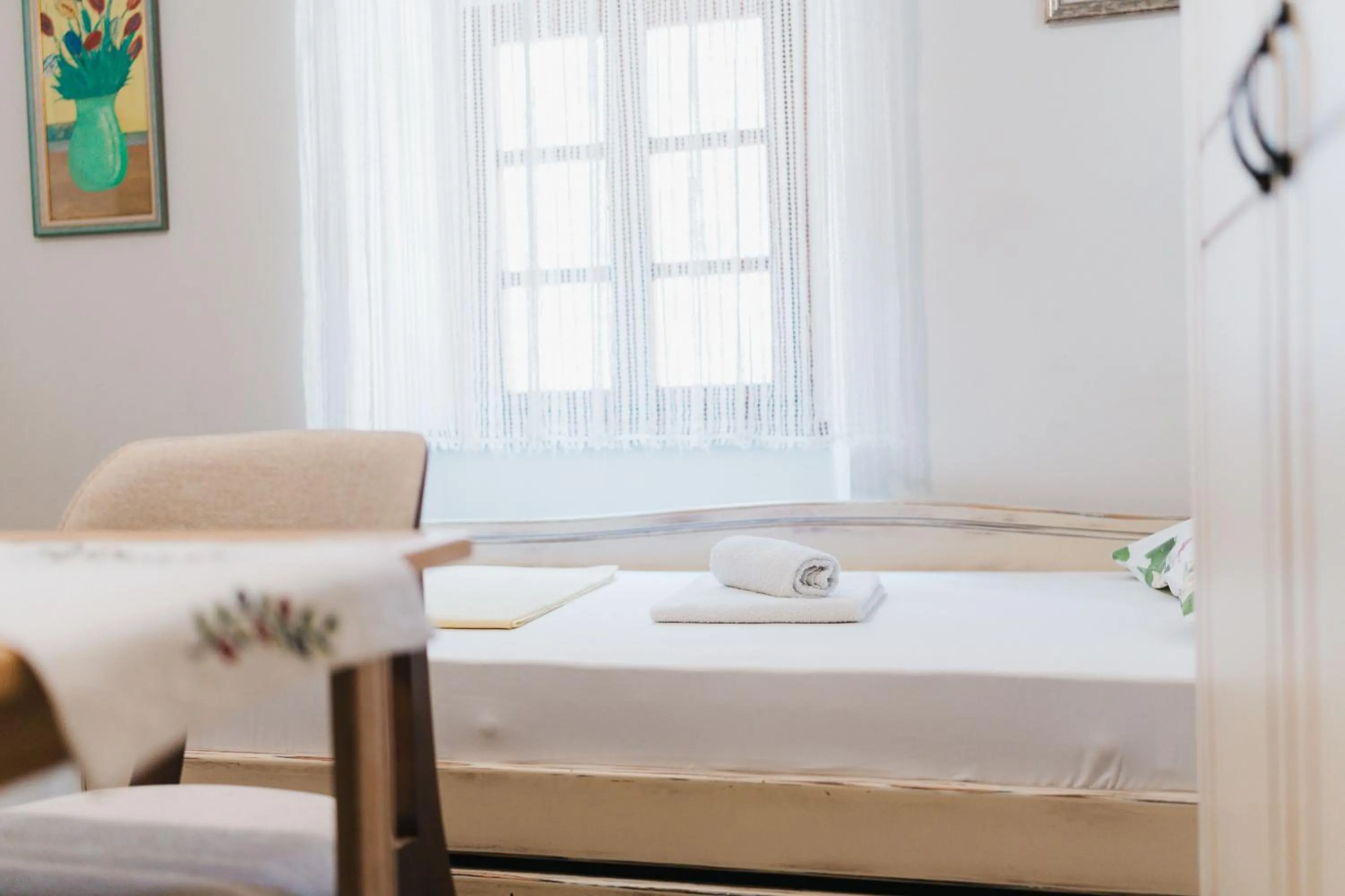 Bed in Studios Belvi