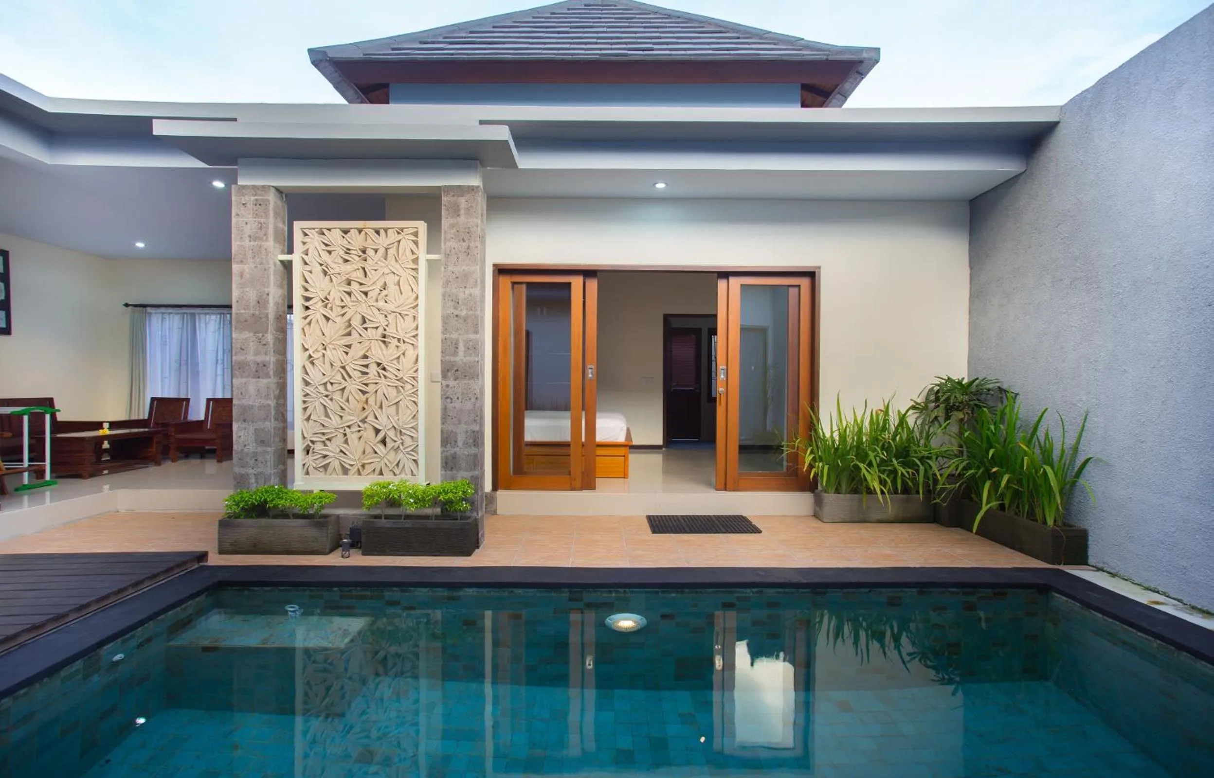 Pool view in The Bagus