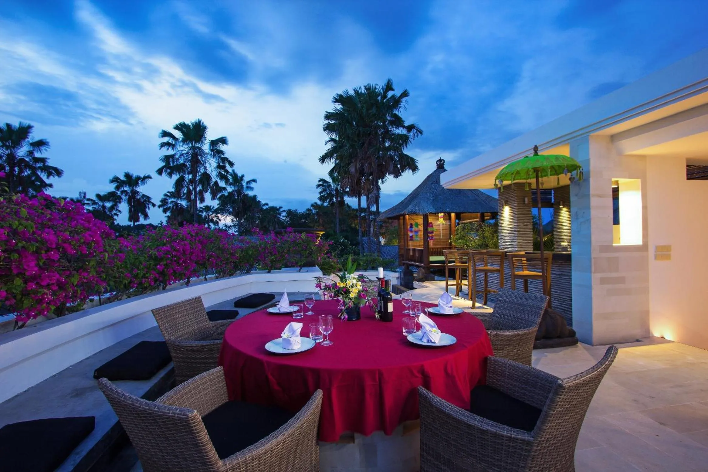 Dining area in Villa Zamaya Sanur