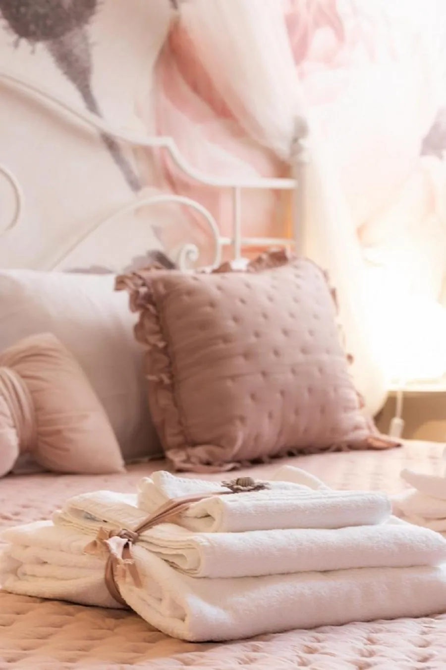 Bedroom, Bed in La Pulcia B&B