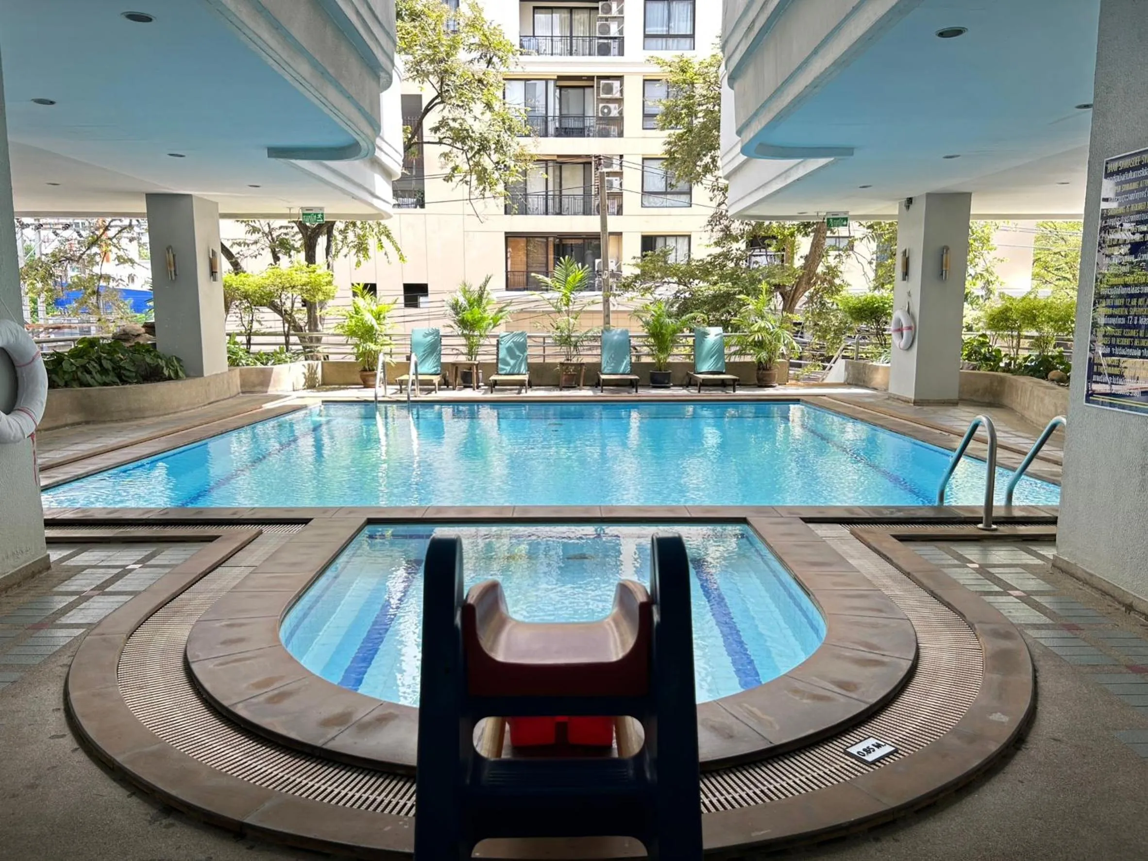 Swimming pool in Baan Sawasdee Residence