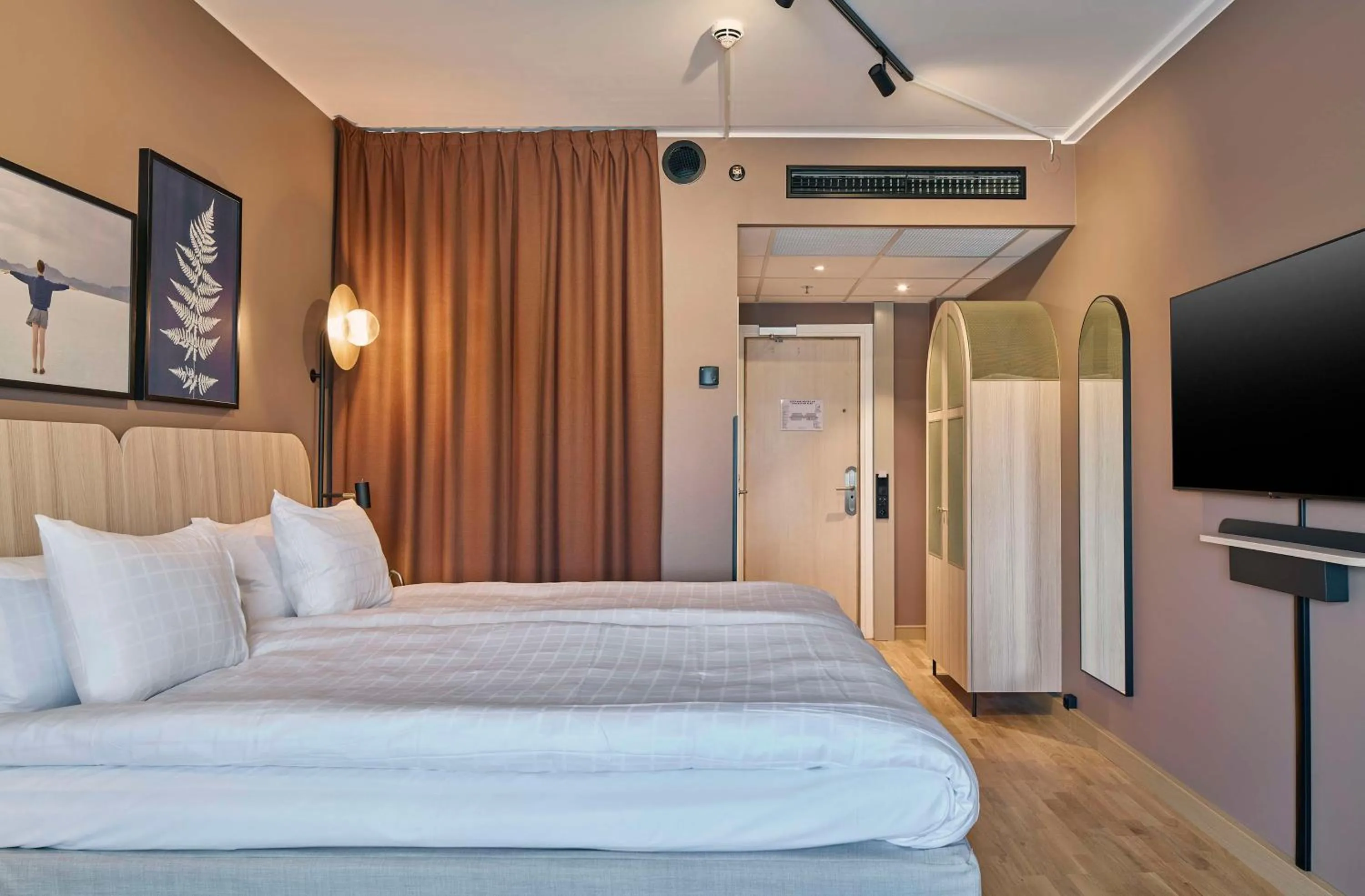 Bedroom, Bed in Scandic Södra Kajen