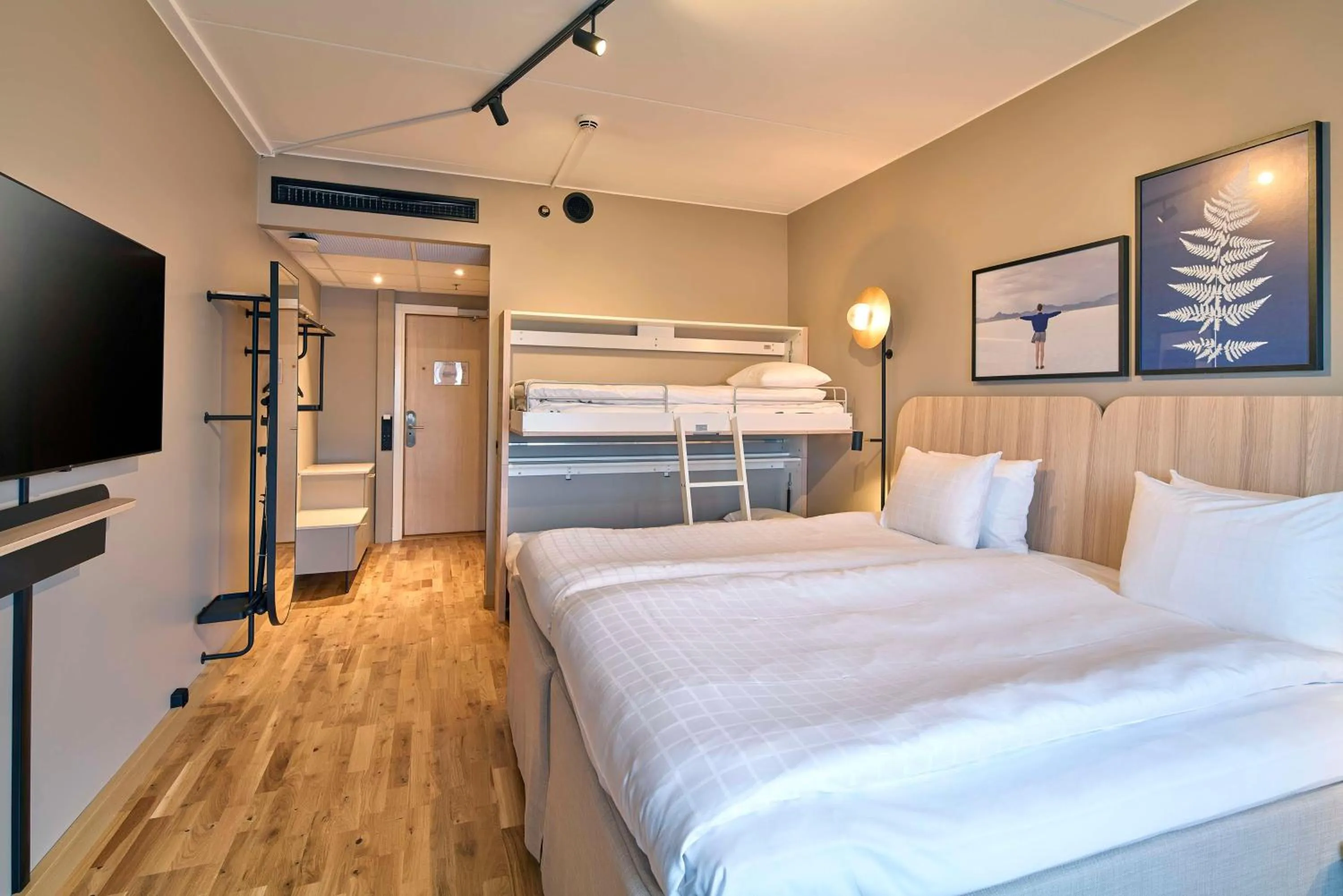 Bedroom, Bed in Scandic Södra Kajen