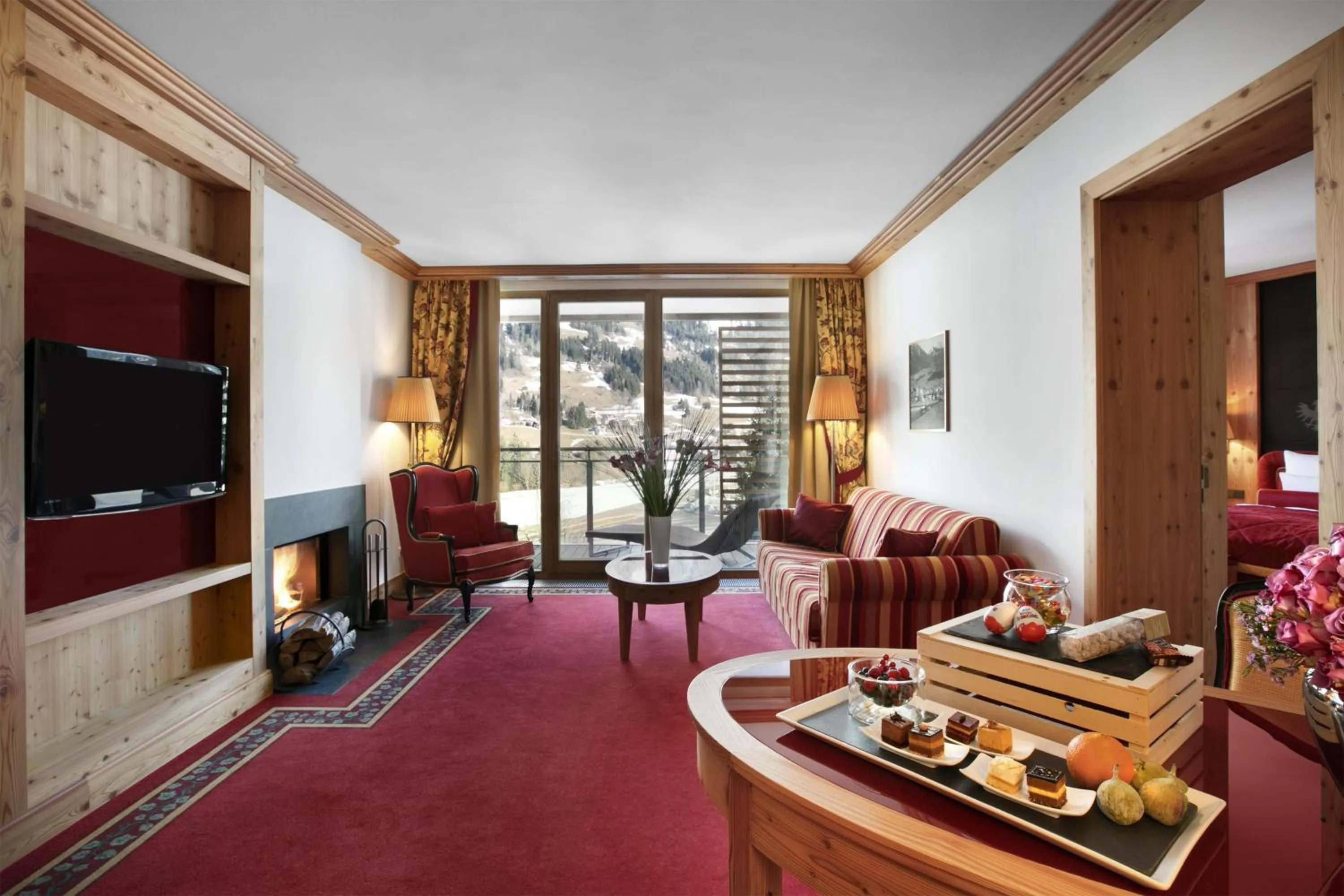 Photo of the whole room in Kempinski Hotel Das Tirol