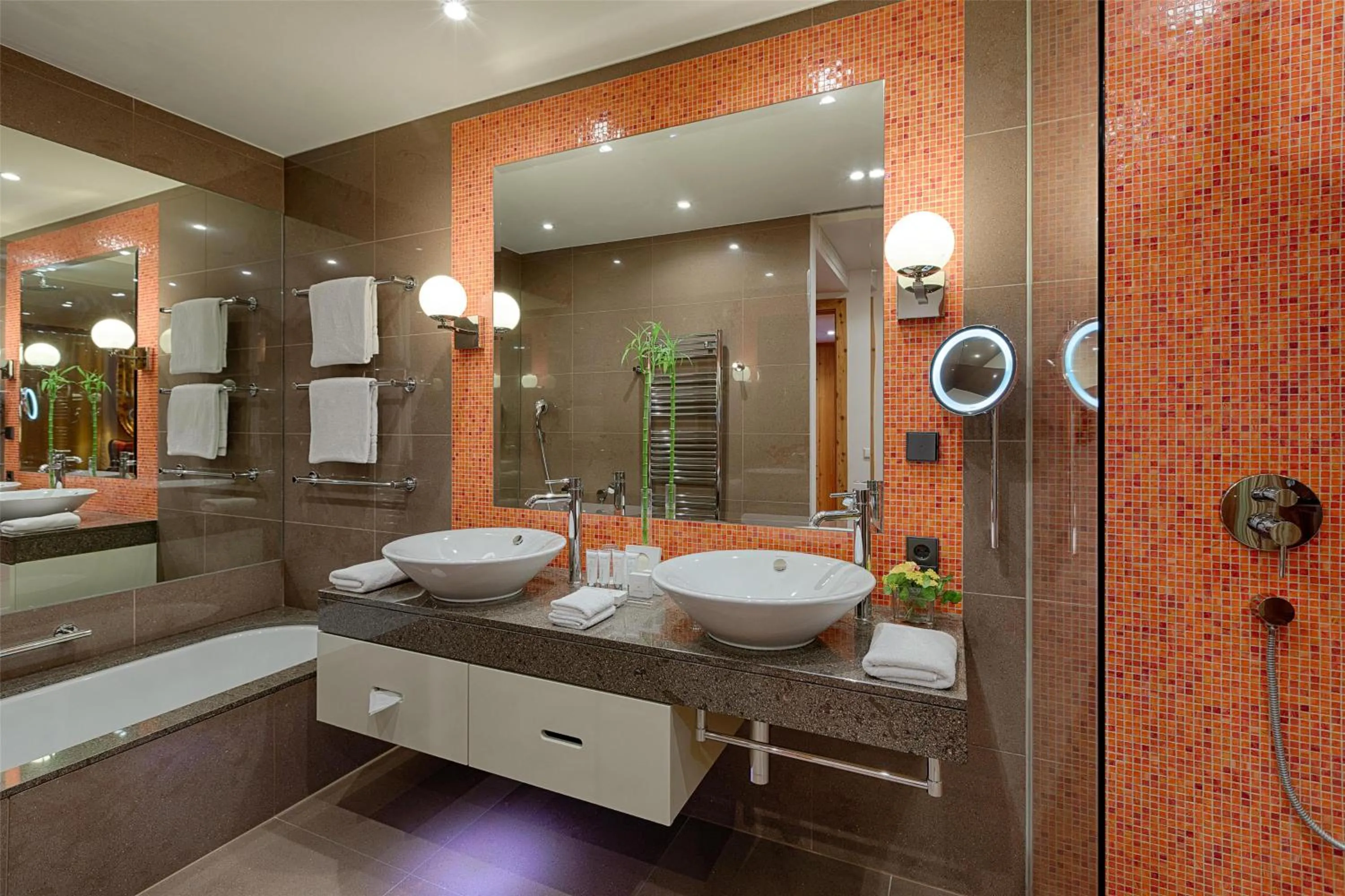 Bedroom in Kempinski Hotel Das Tirol