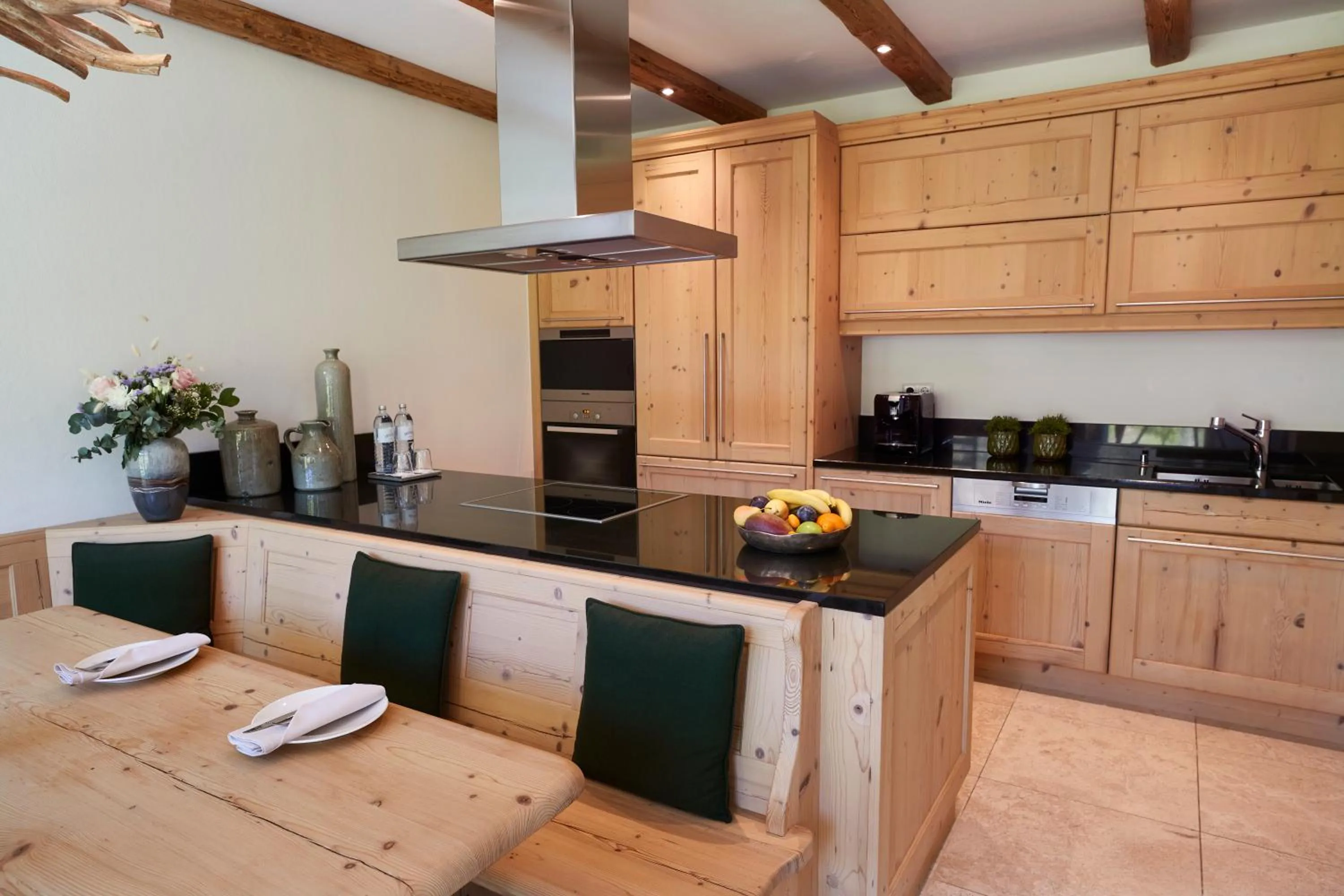 kitchen in Kempinski Hotel Das Tirol