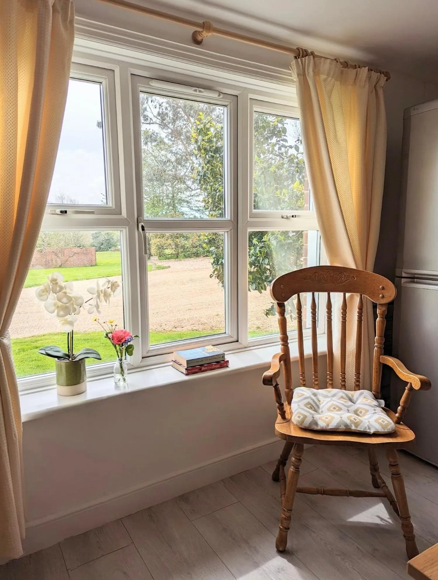 Garden view in Humphries Cross Apartments