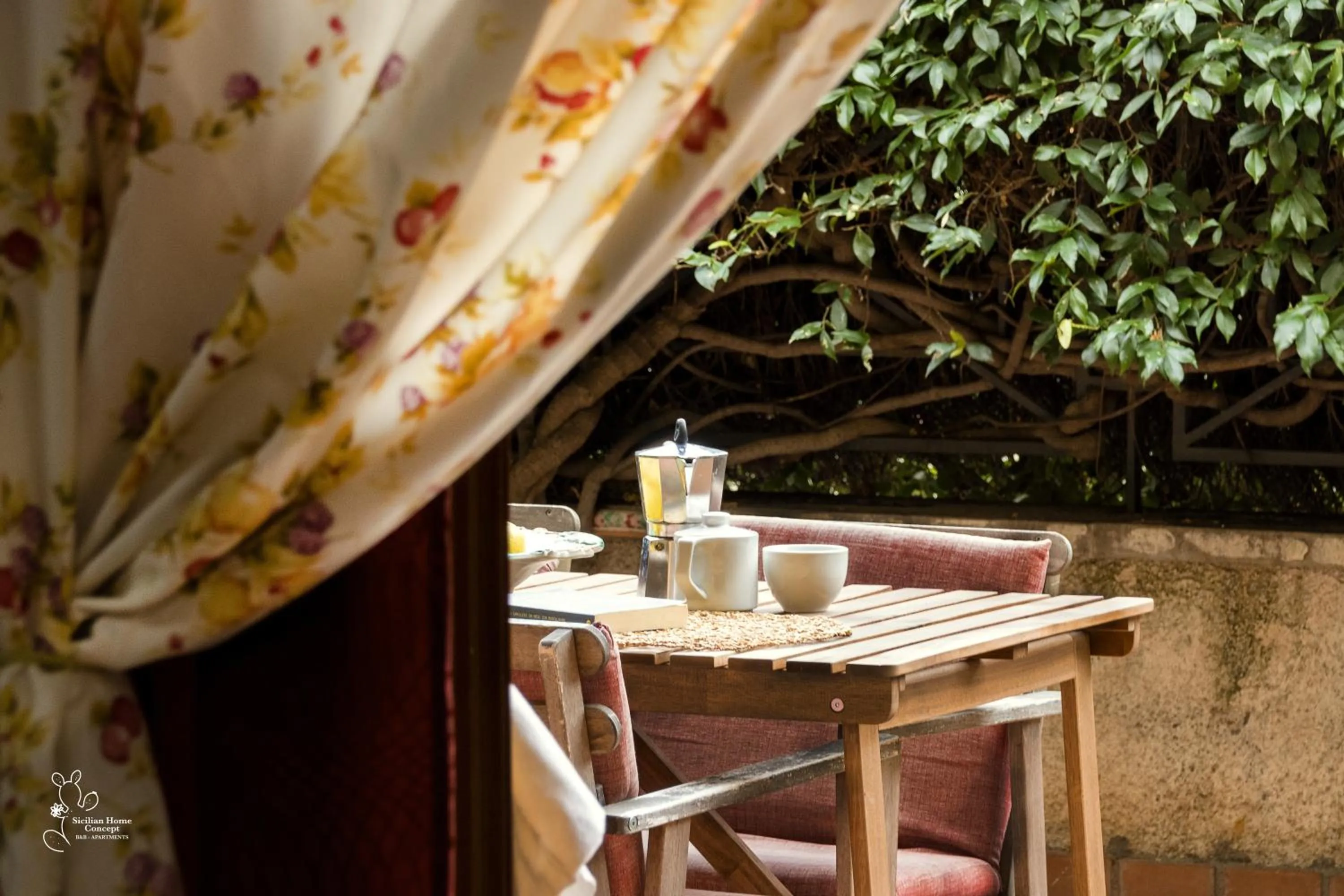 Patio in Sicilian Home