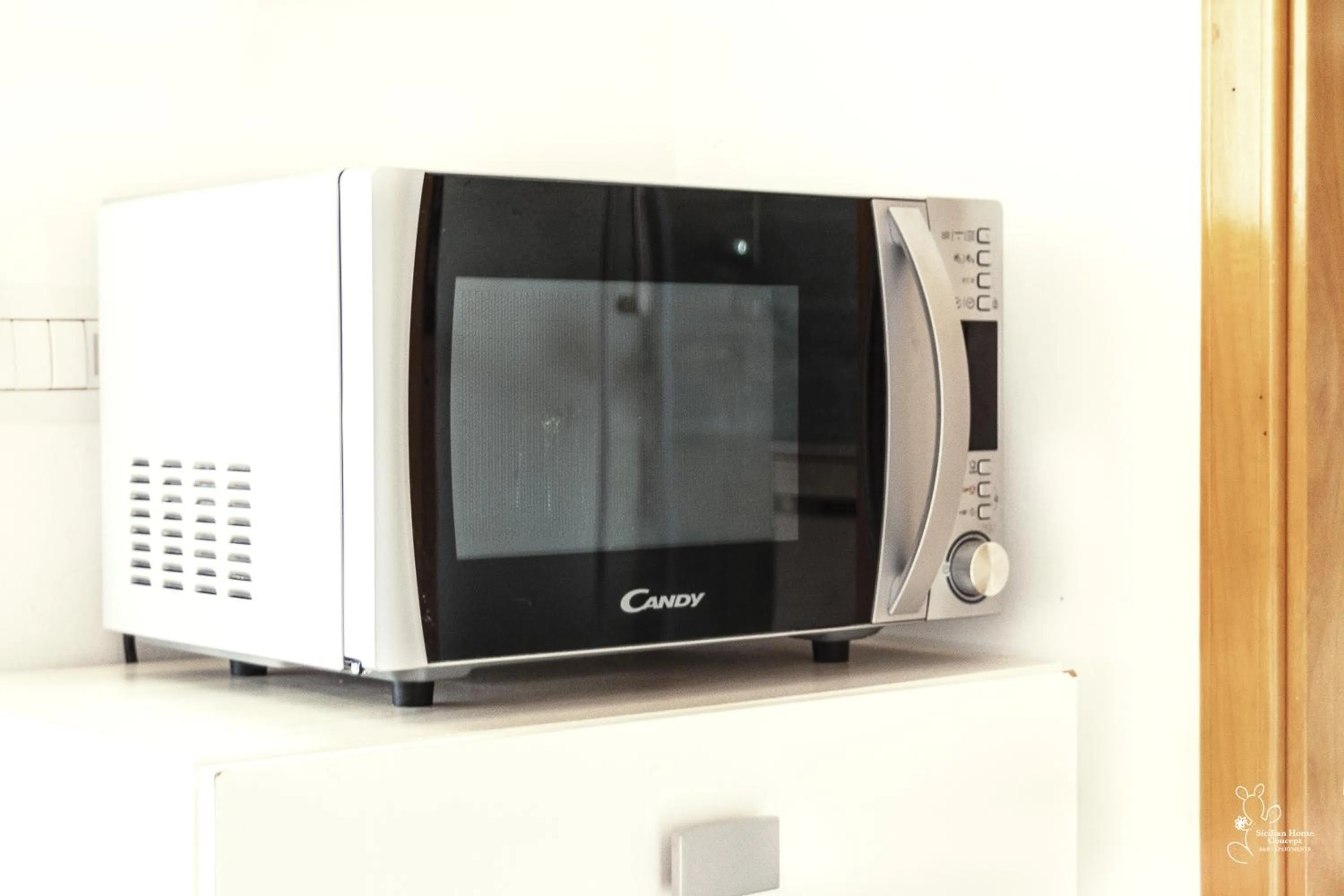 microwave in Sicilian Home