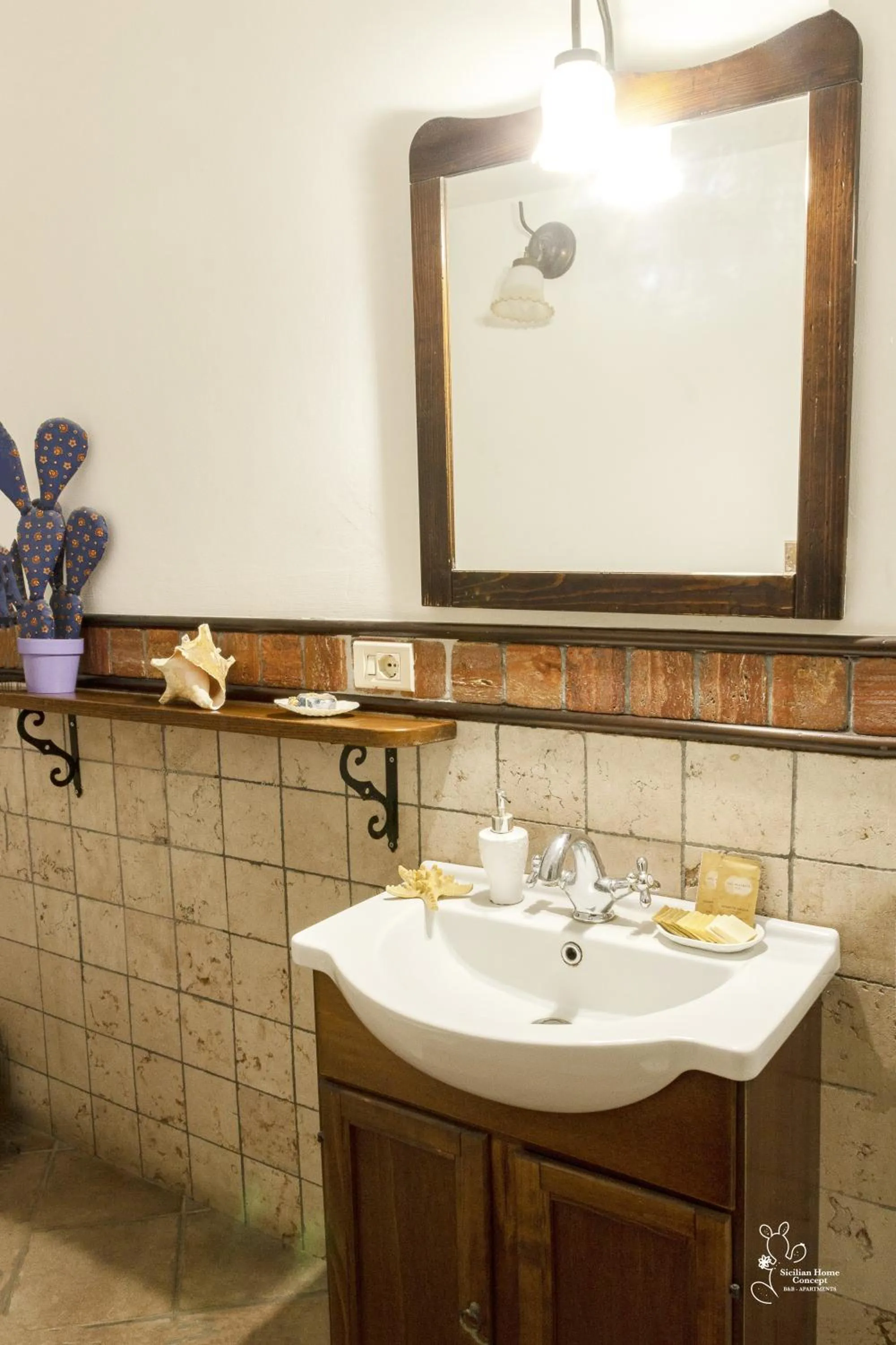 Bathroom in Sicilian Home