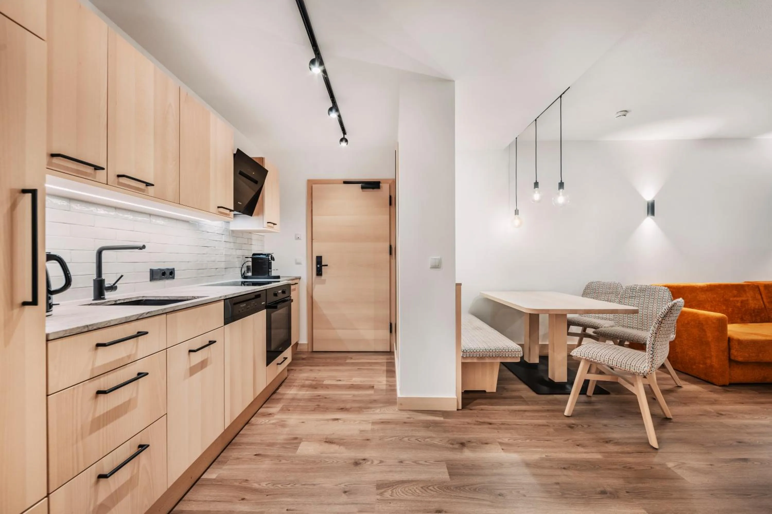 Kitchen or kitchenette in Hotel Dominic