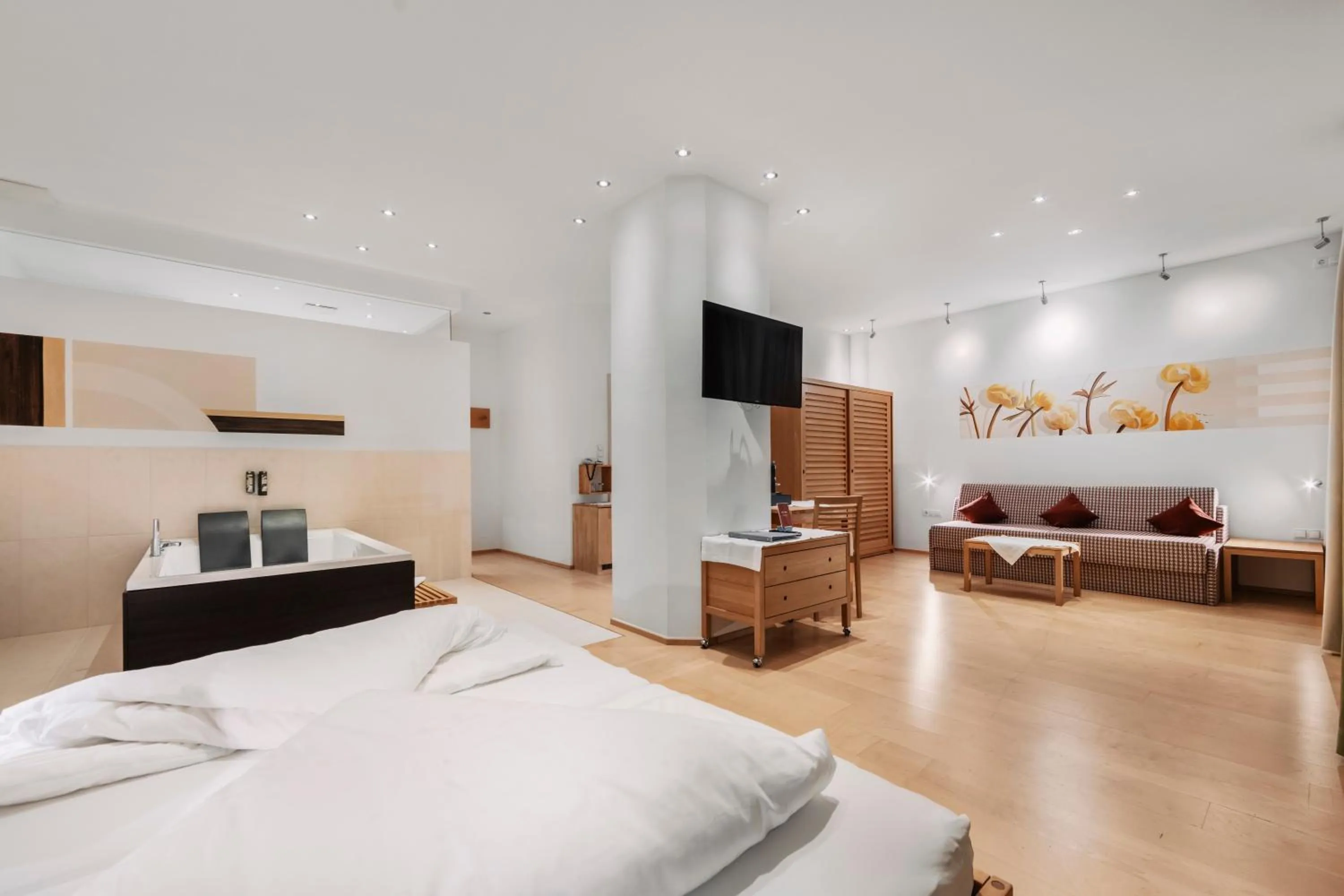 Bed in Hotel Dominic