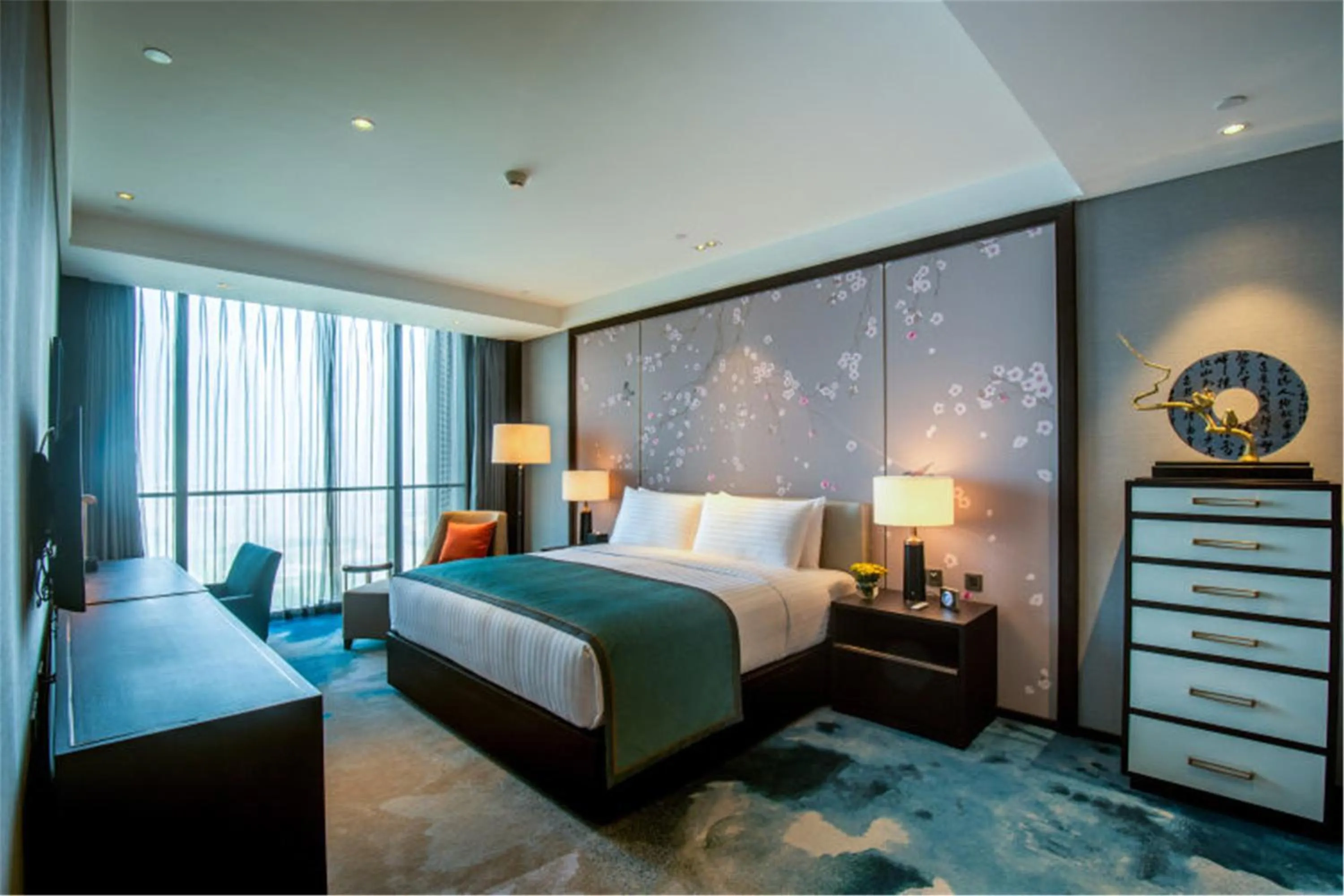 Bed in Oakwood Residence Damei Beijing