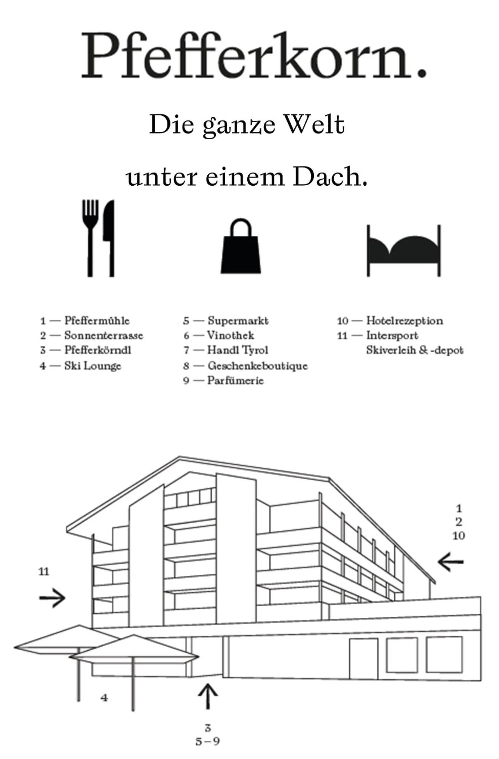 Property building in Pfefferkorn's Hotel