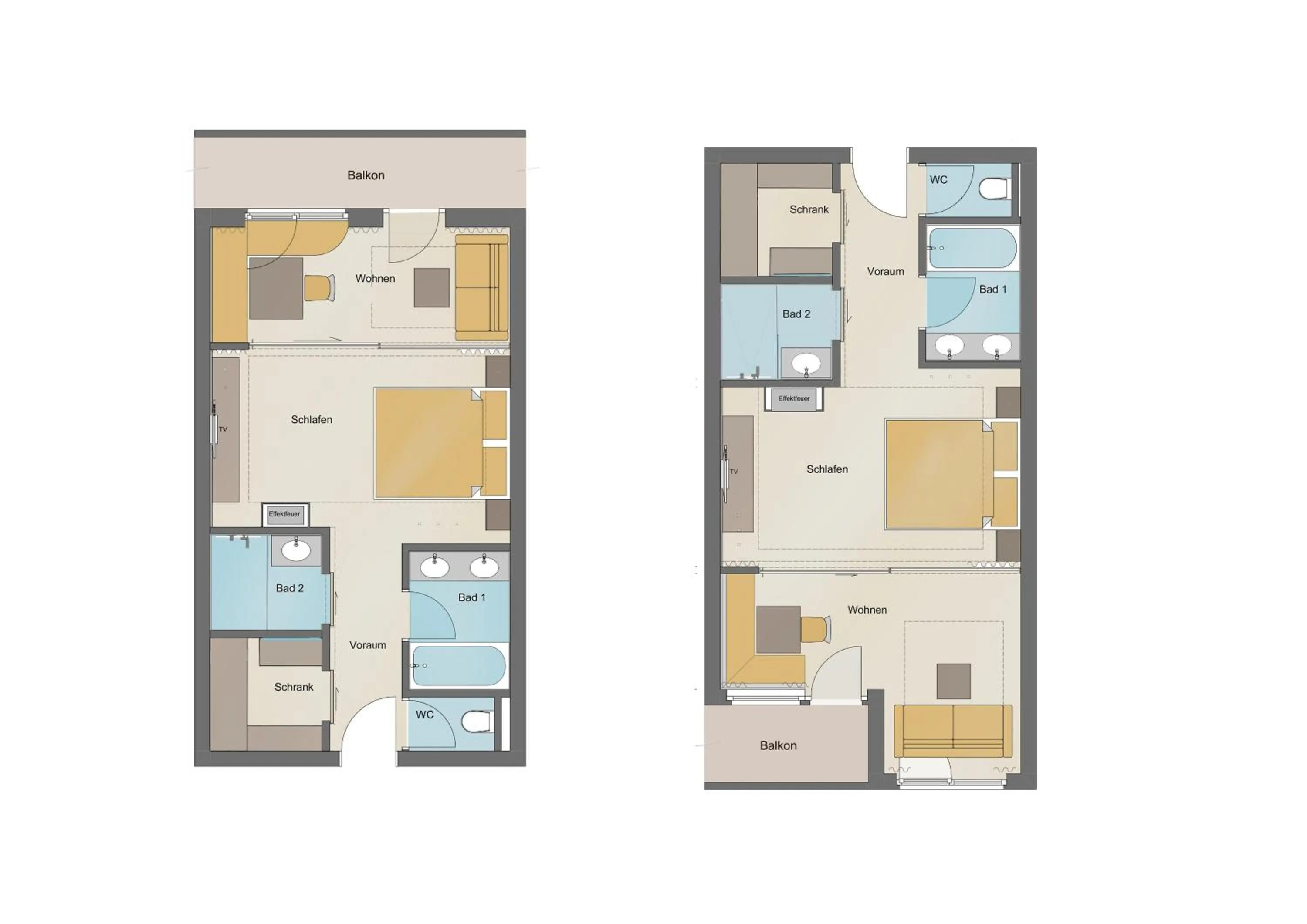 Floor plan in Pfefferkorn's Hotel