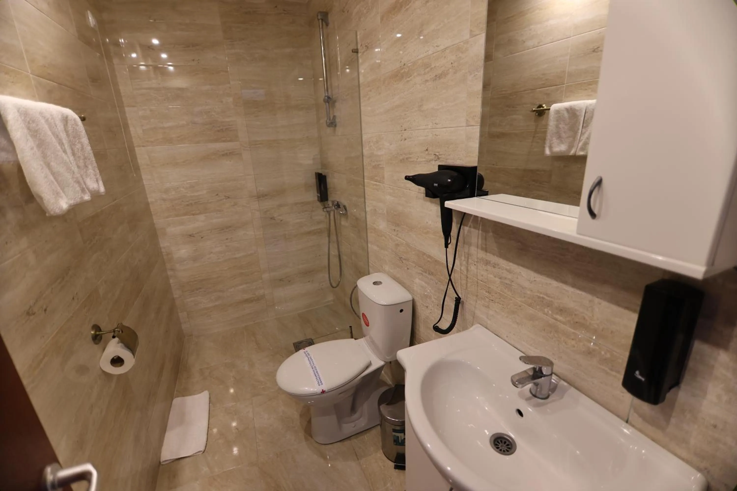 Shower in Hotel Happy