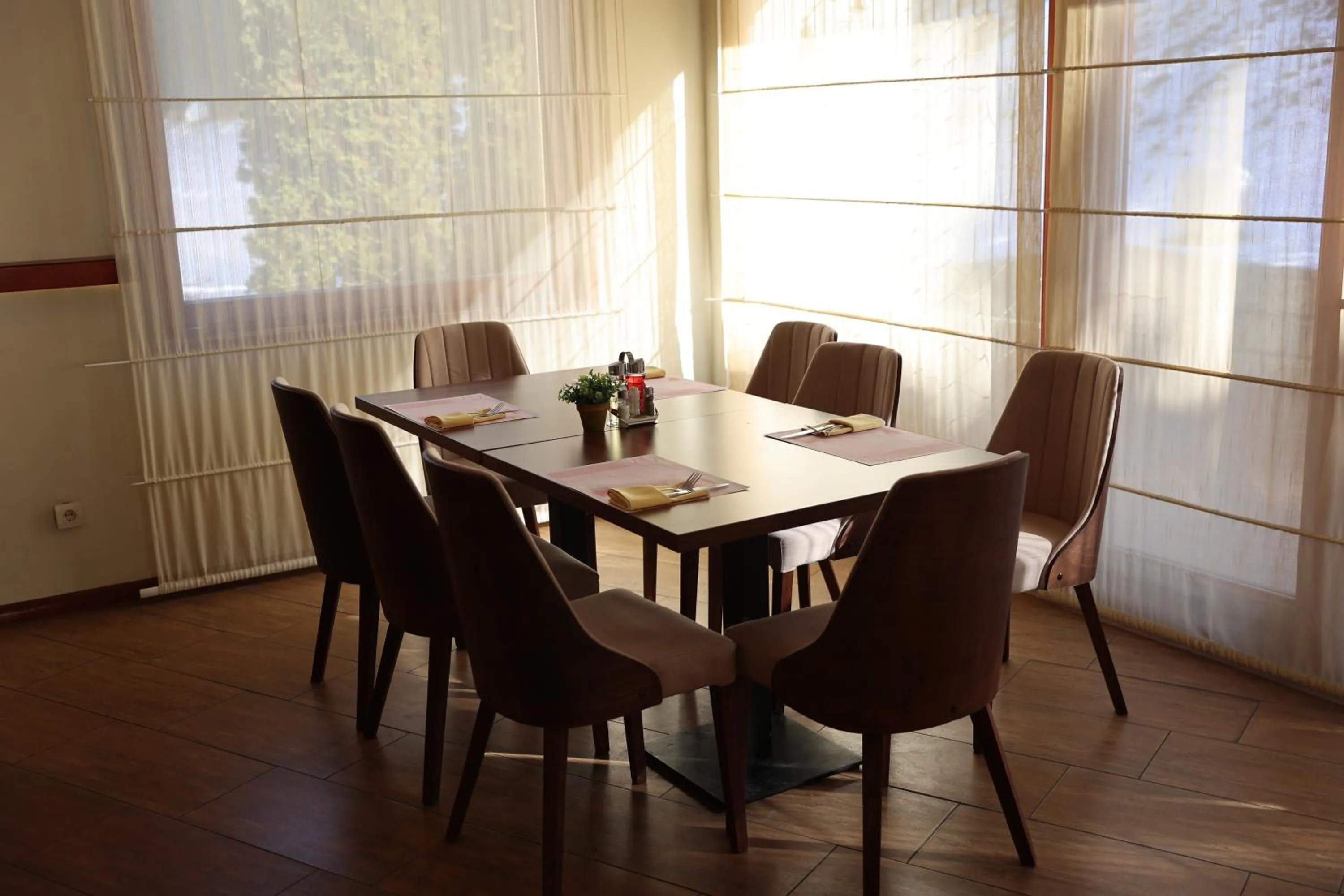 Seating area in Hotel Happy