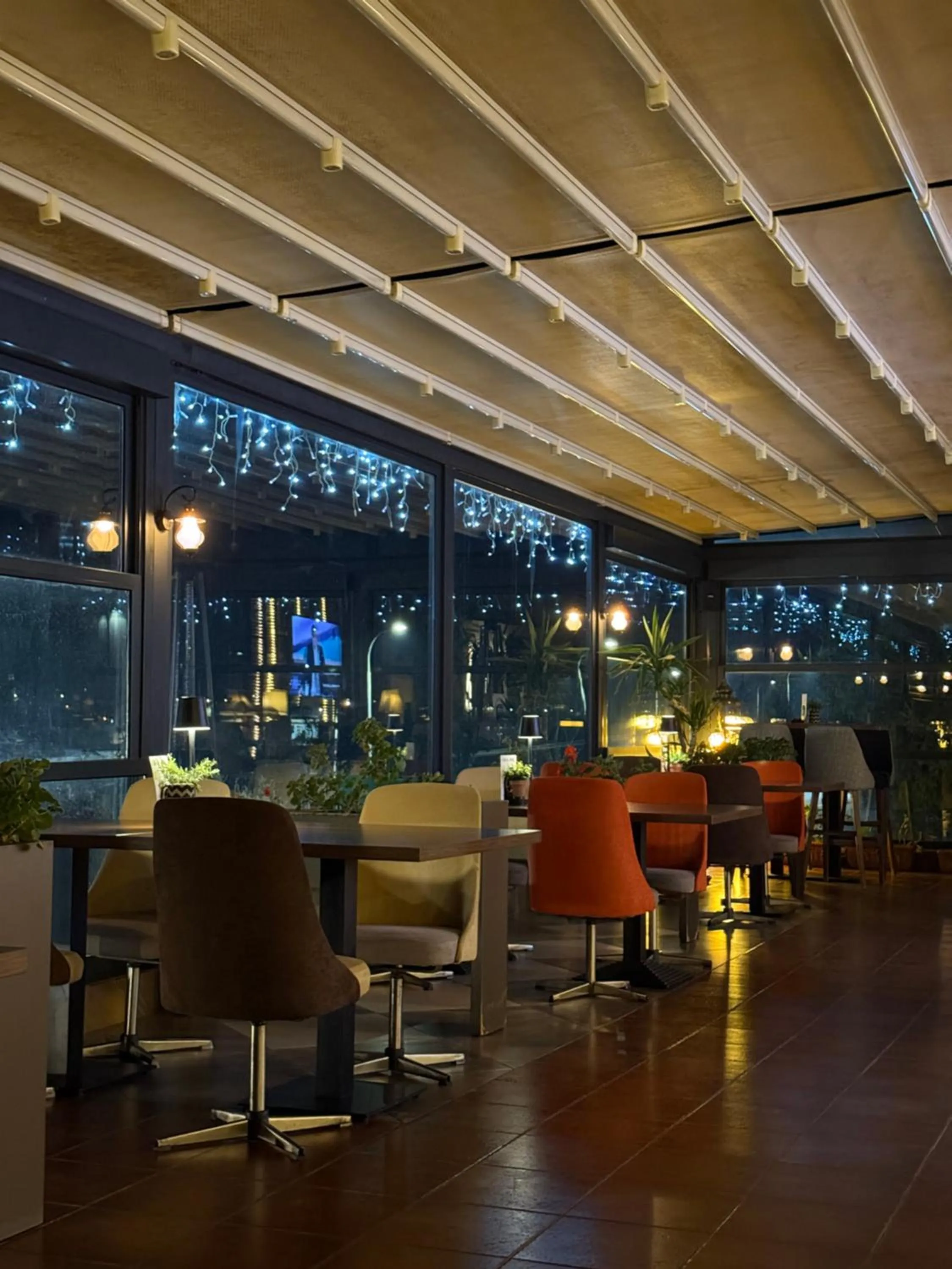 Seating area in Hotel Happy