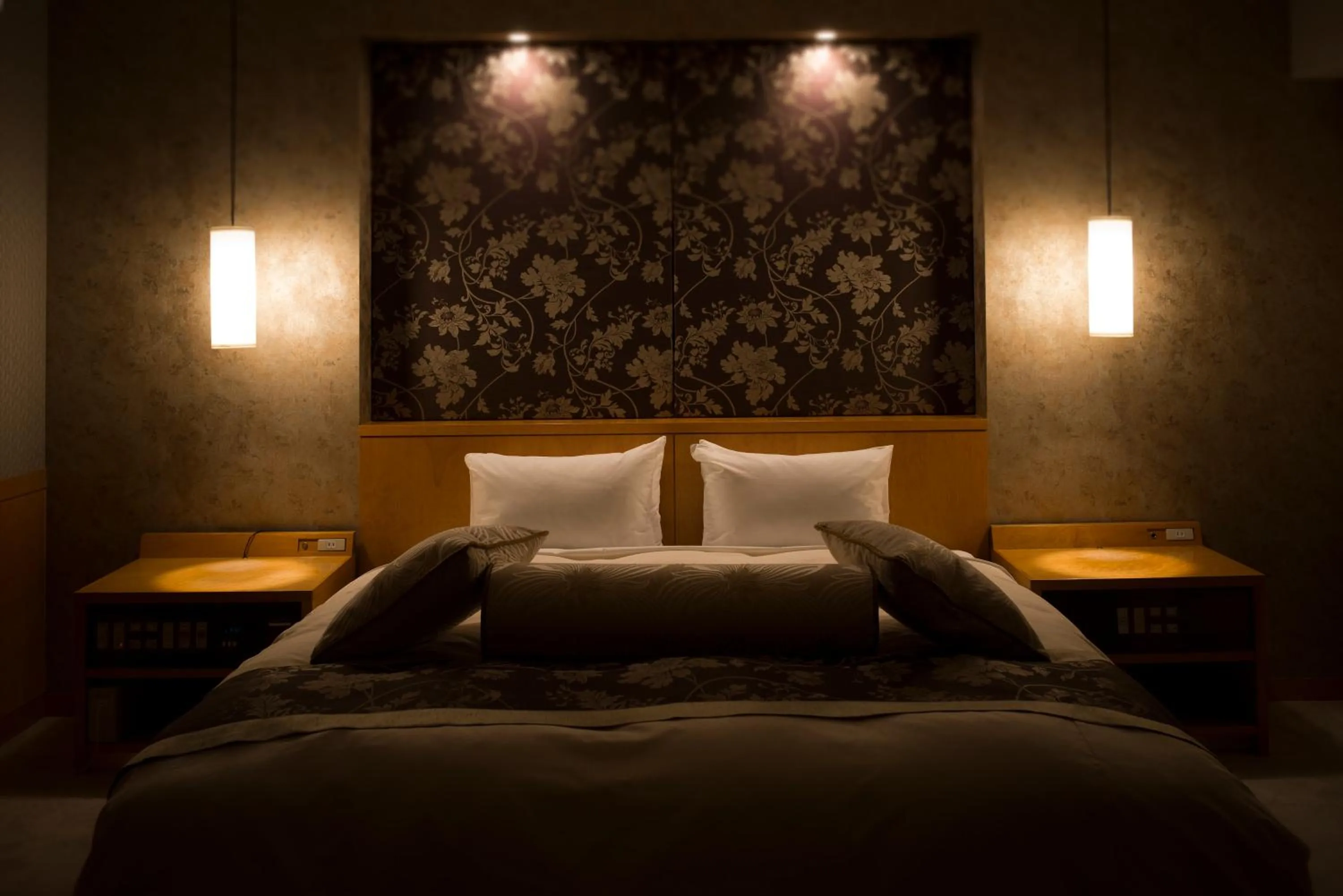 Bed in Hachinohe Park Hotel