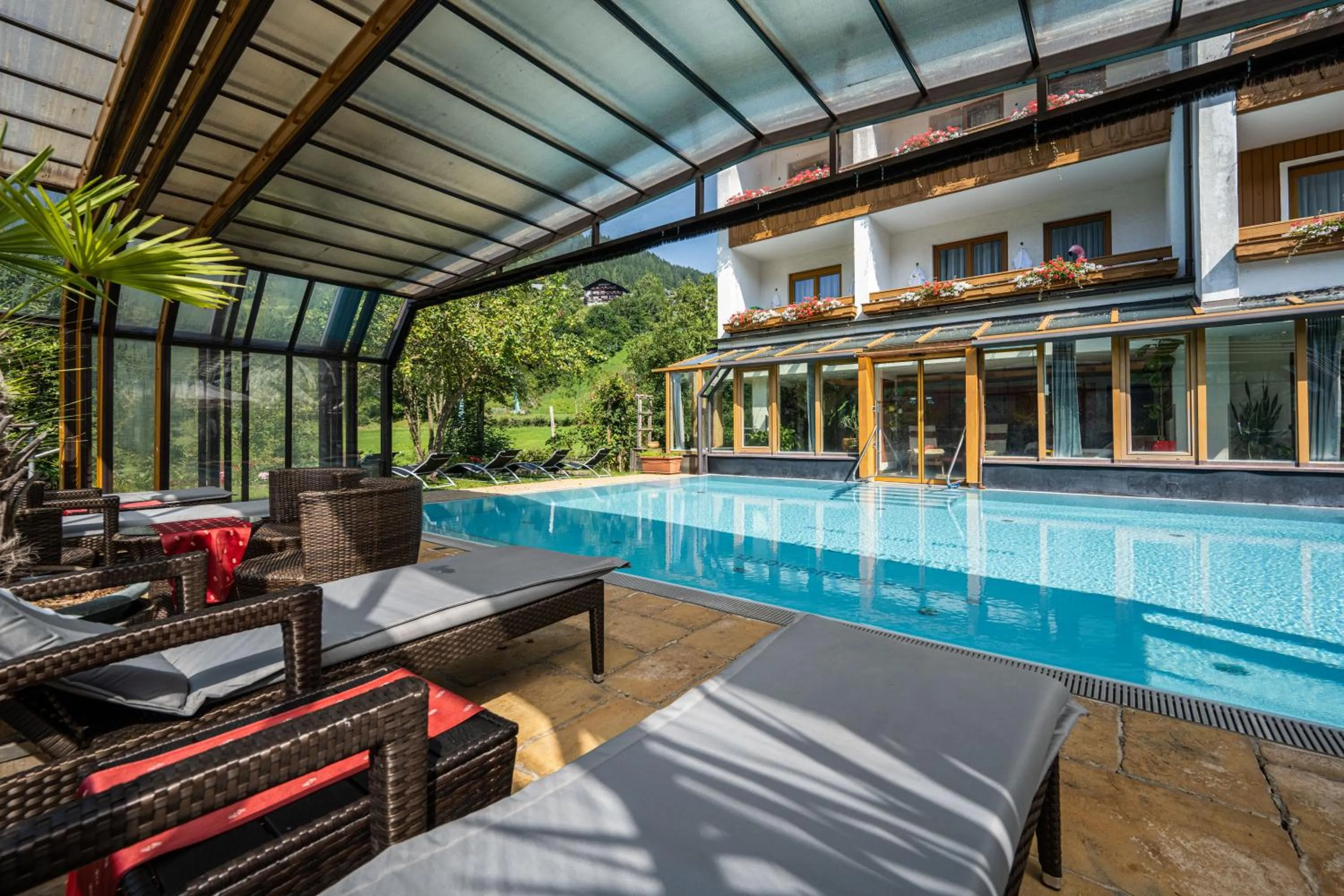 Spa and wellness centre/facilities in Genusshotel Almrausch