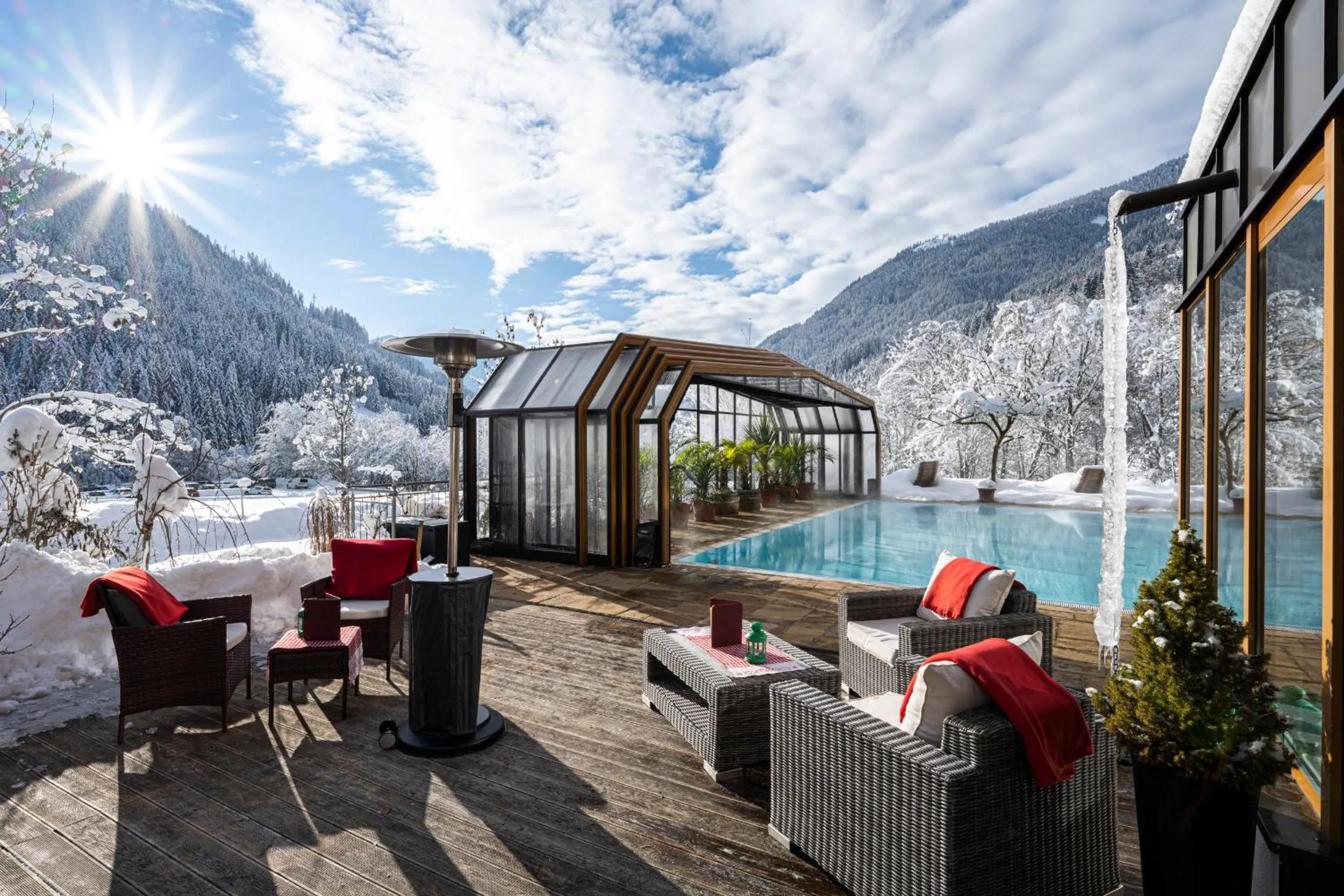 Balcony/Terrace in Genusshotel Almrausch