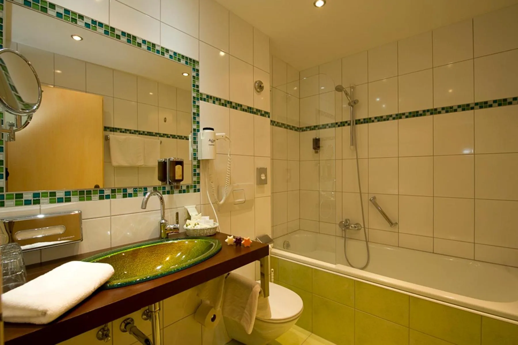 Bathroom in Genusshotel Almrausch