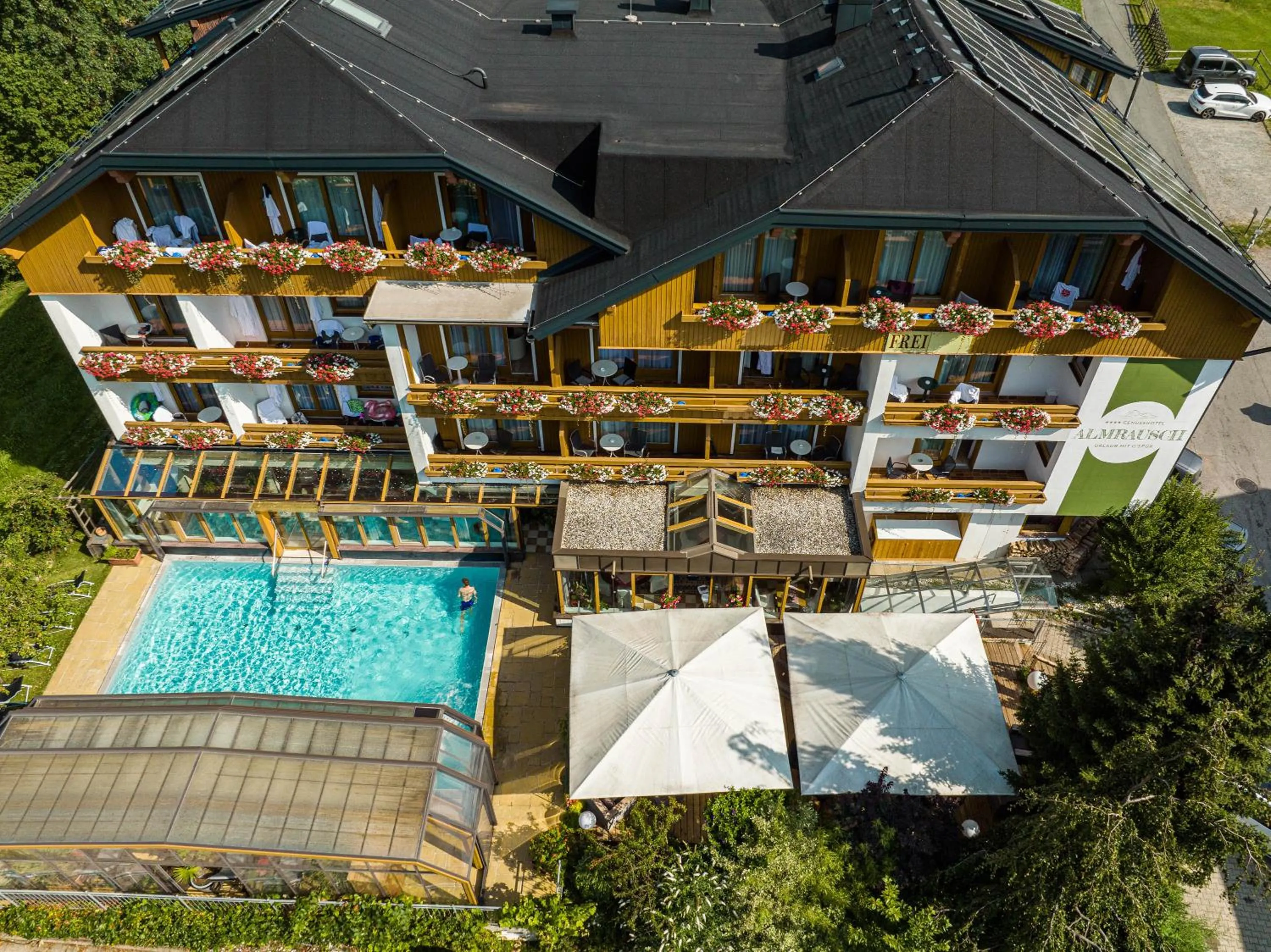 Property building in Genusshotel Almrausch