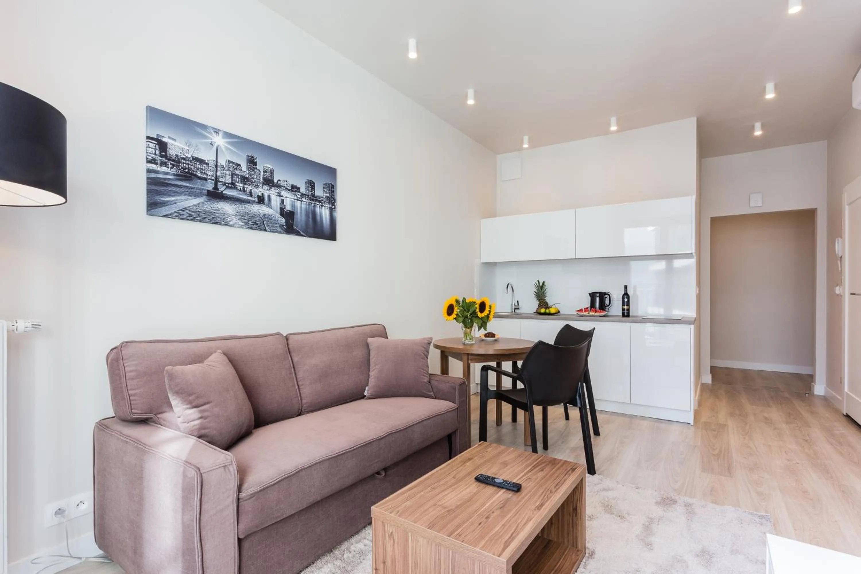 Living room in Platinum Residence Mokotów