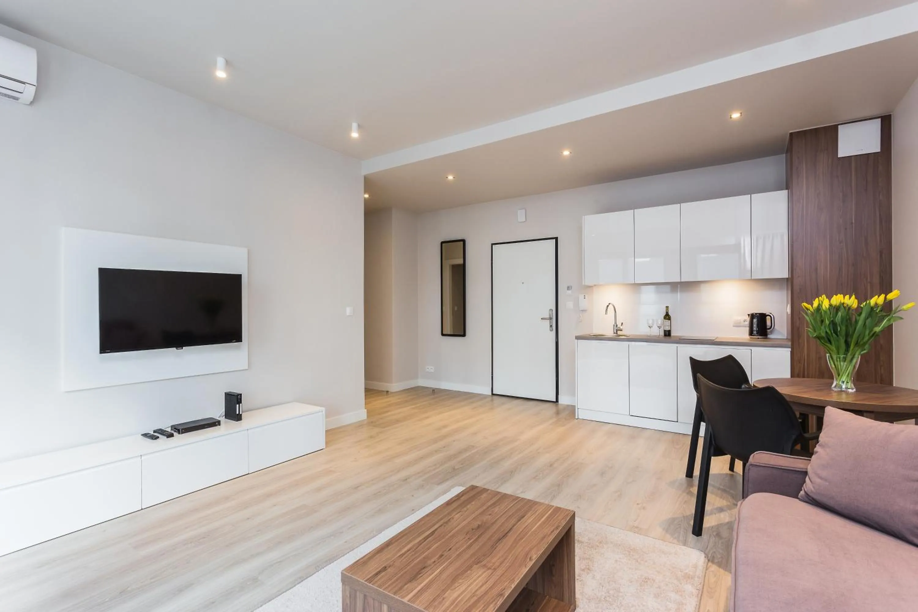 Living room in Platinum Residence Mokotów