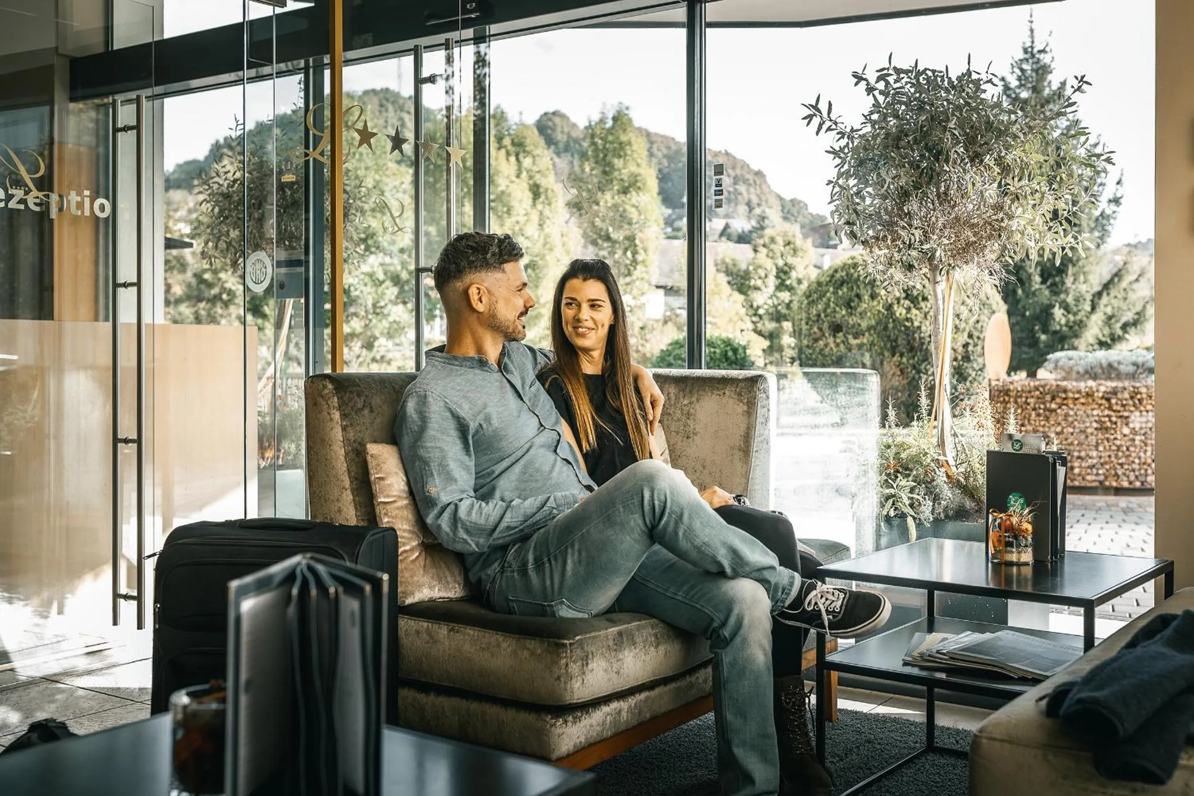 Lobby or reception in Vulkanlandhotel Legenstein