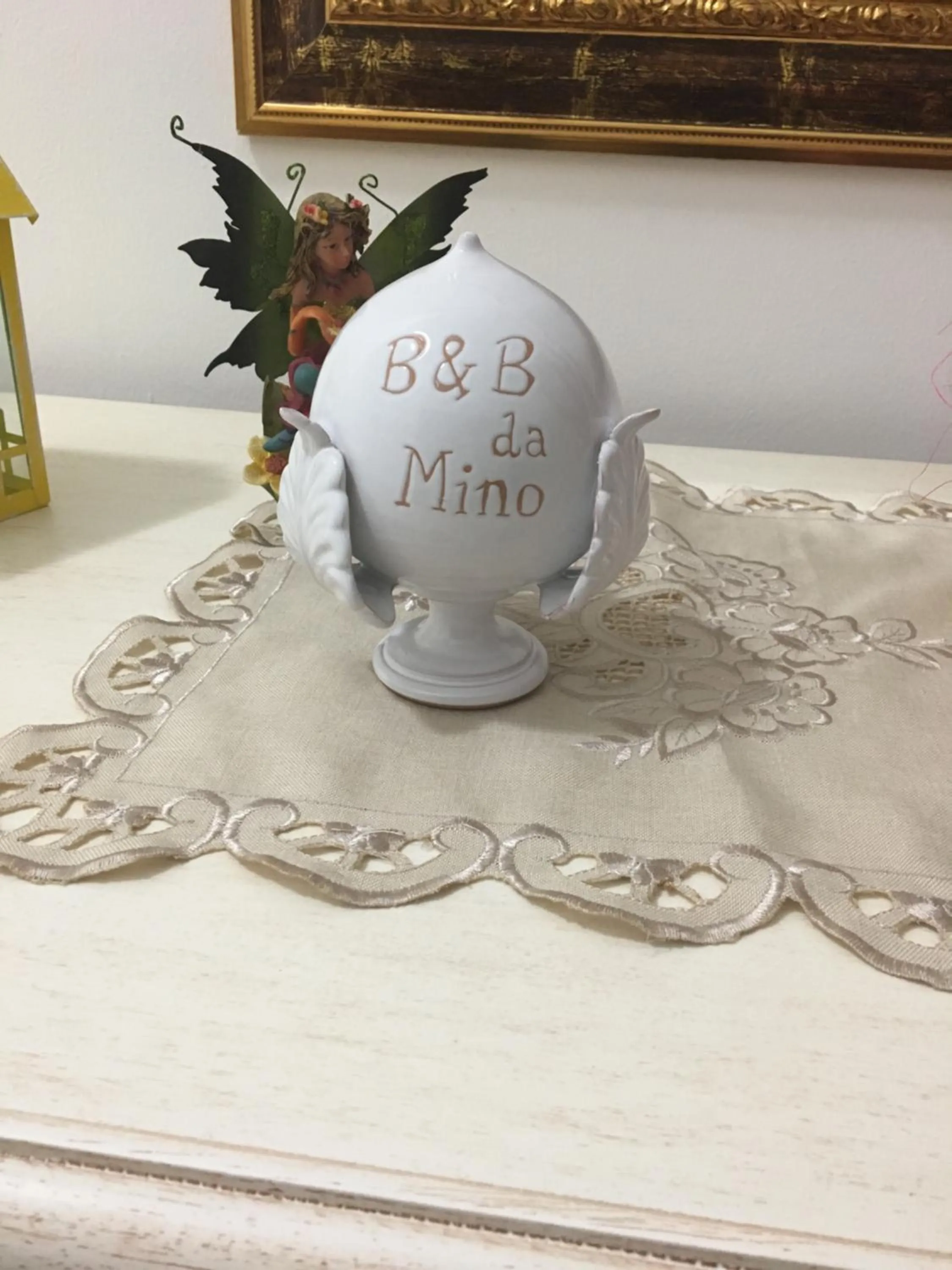 Lobby or reception in B&B da Mino