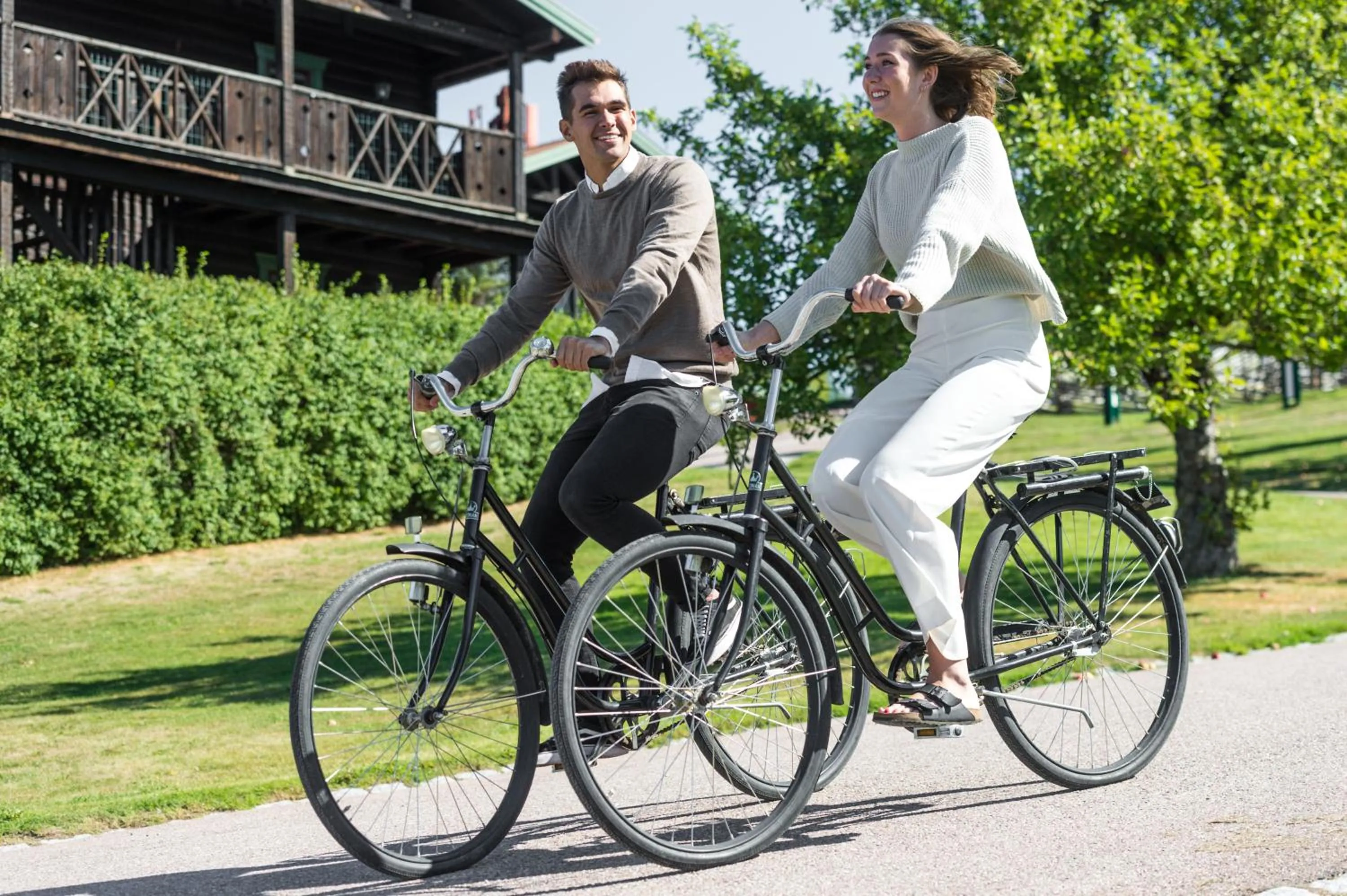 Cycling in Green Hotel