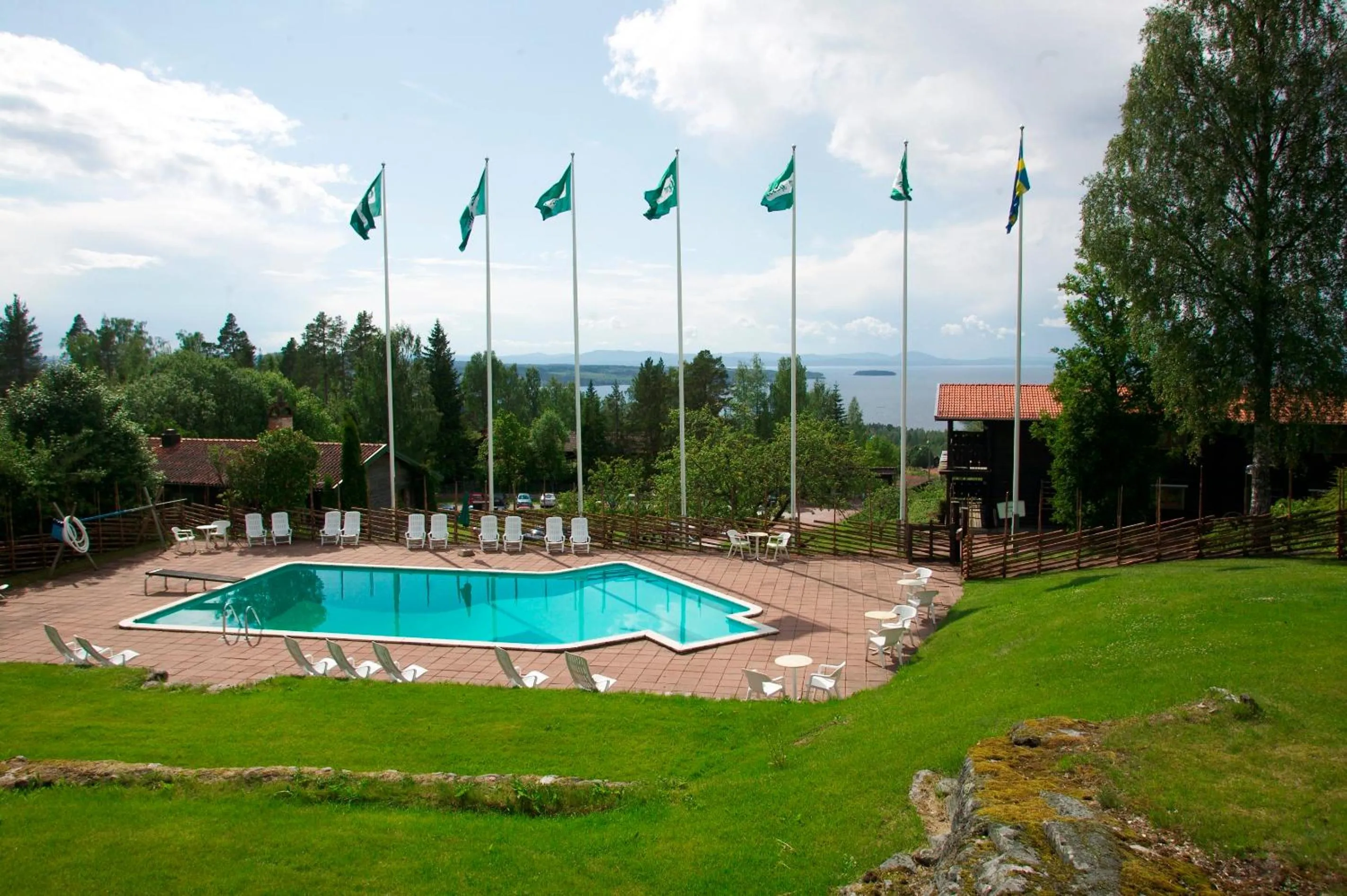 Garden view in Green Hotel