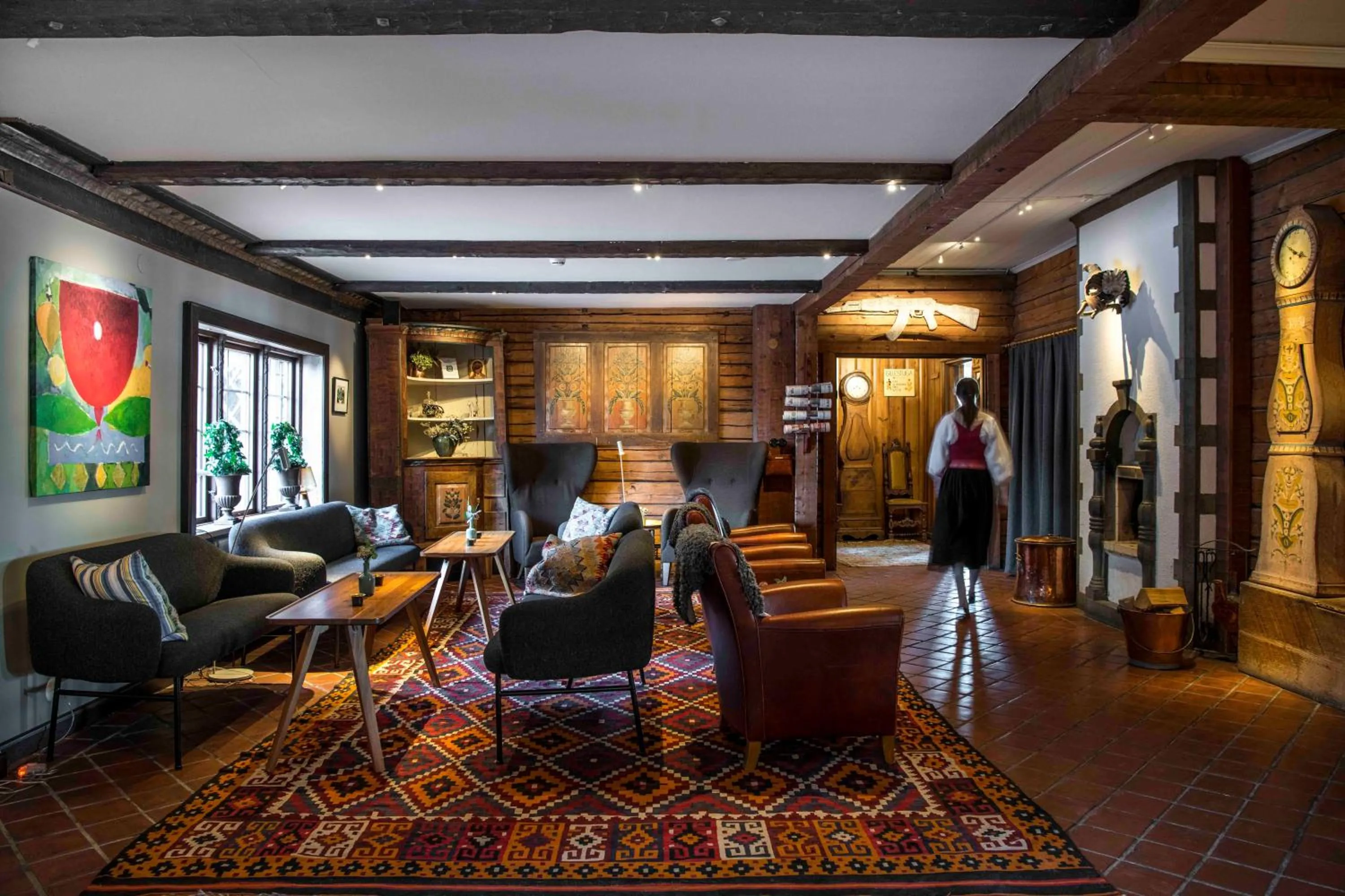 Lobby or reception in Green Hotel