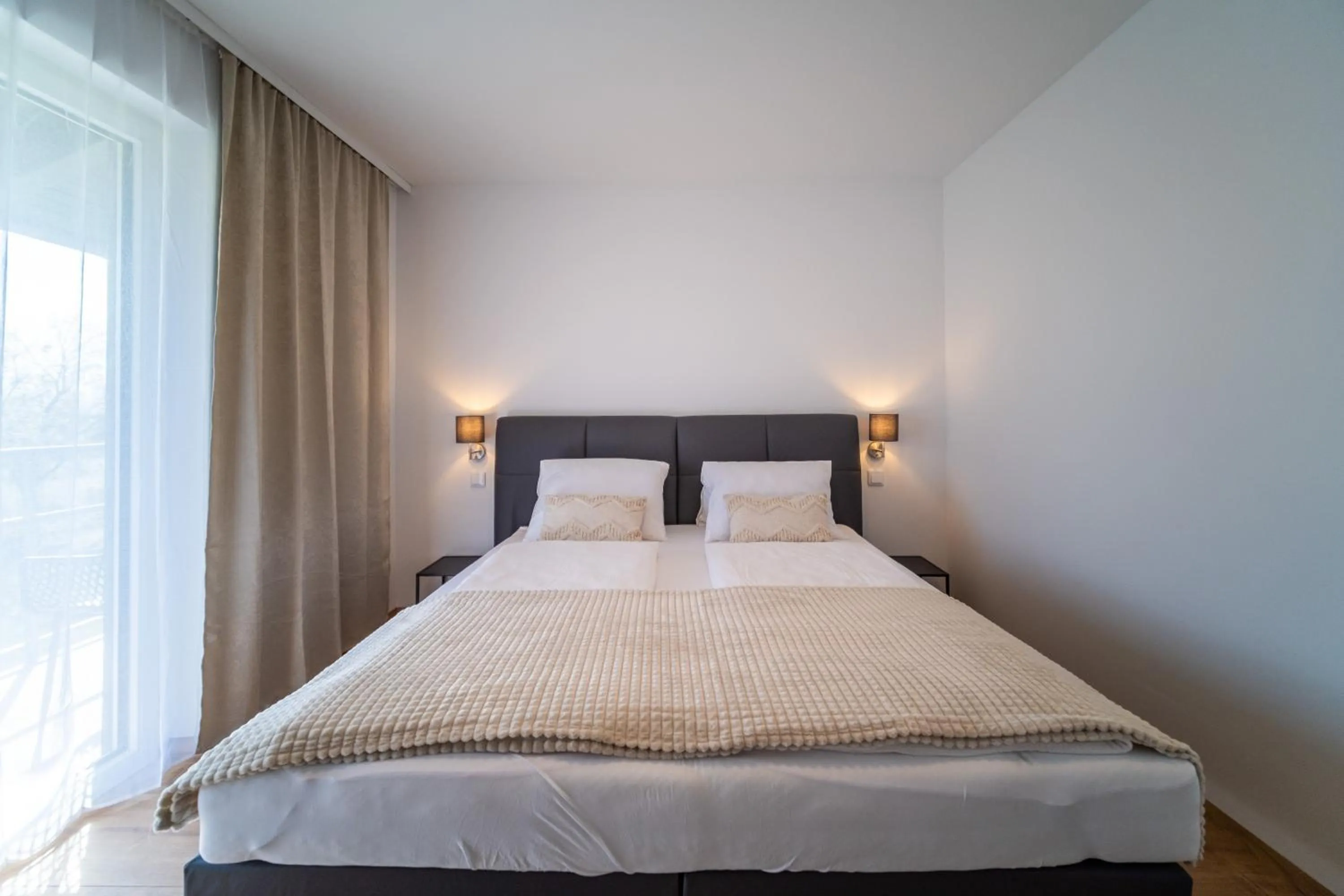 Bed in Hotel Fuchs & Hase SELF CHECK IN