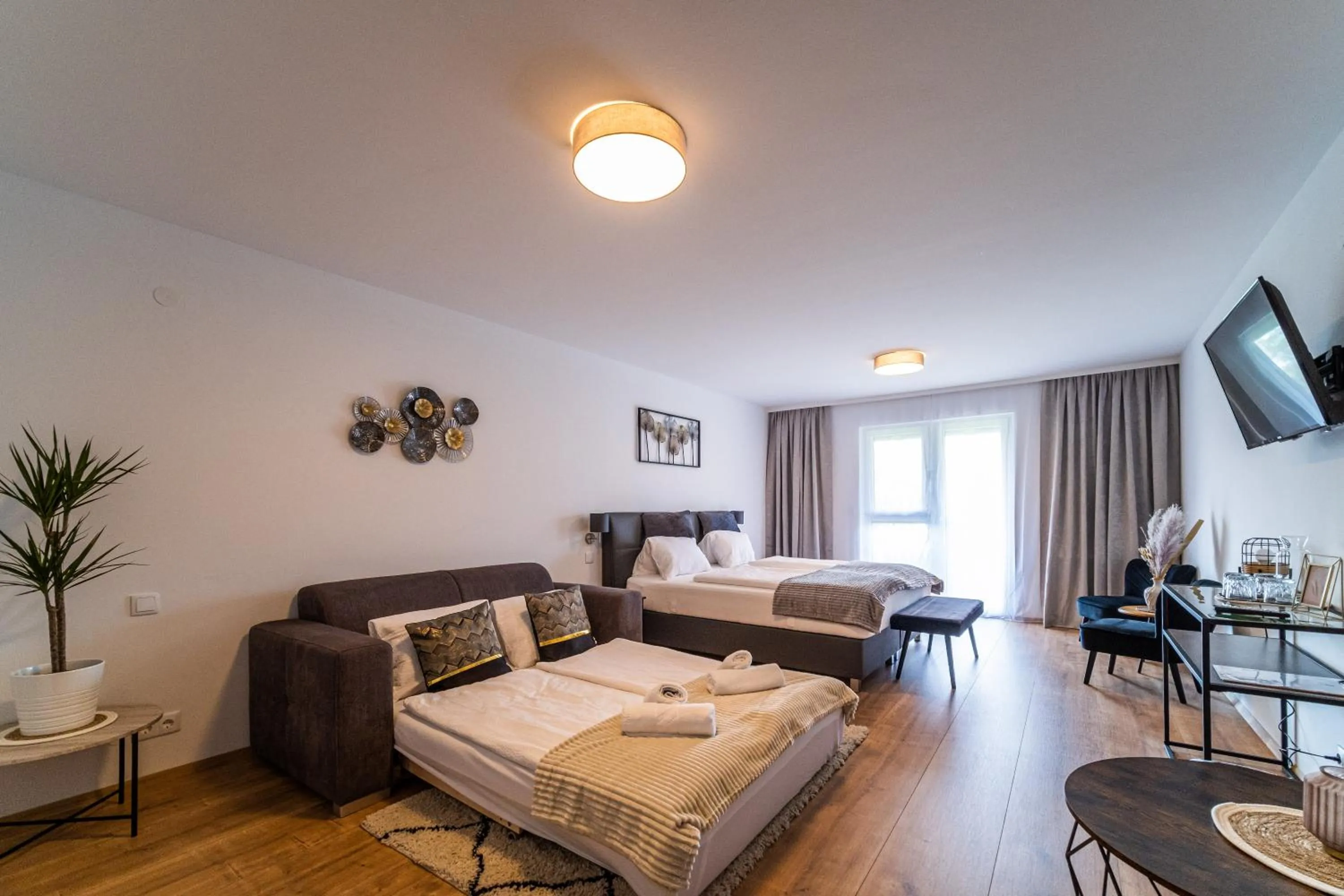 Bed in Hotel Fuchs & Hase SELF CHECK IN